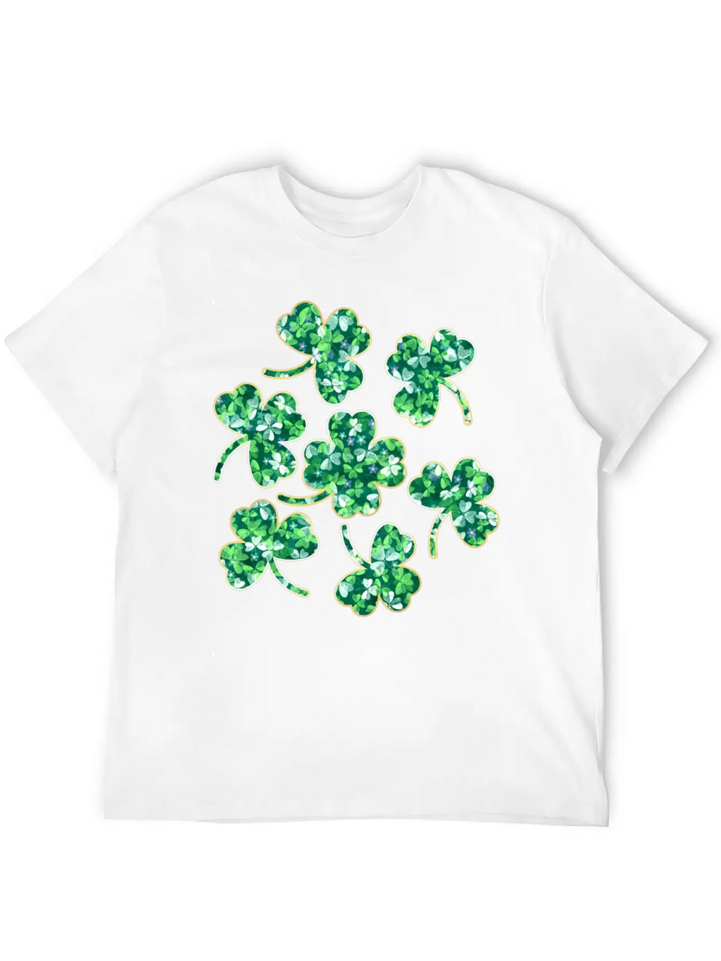 Lucky Four Leaf Clover Relaxed Everyday Tee – Lightweight And Durable Cotton