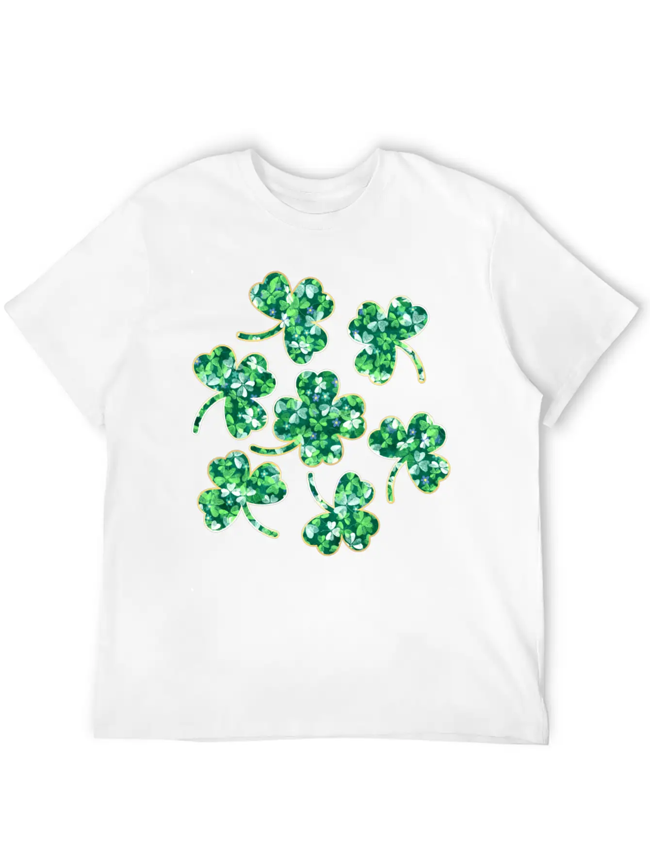 Lucky Four Leaf Clover Relaxed Everyday Tee – Lightweight And Durable Cotton