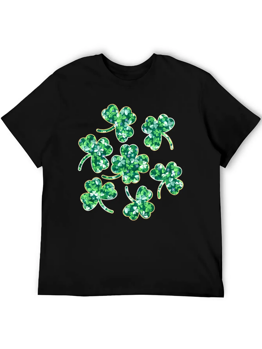 Lucky Four Leaf Clover Relaxed Everyday Tee – Lightweight And Durable Cotton