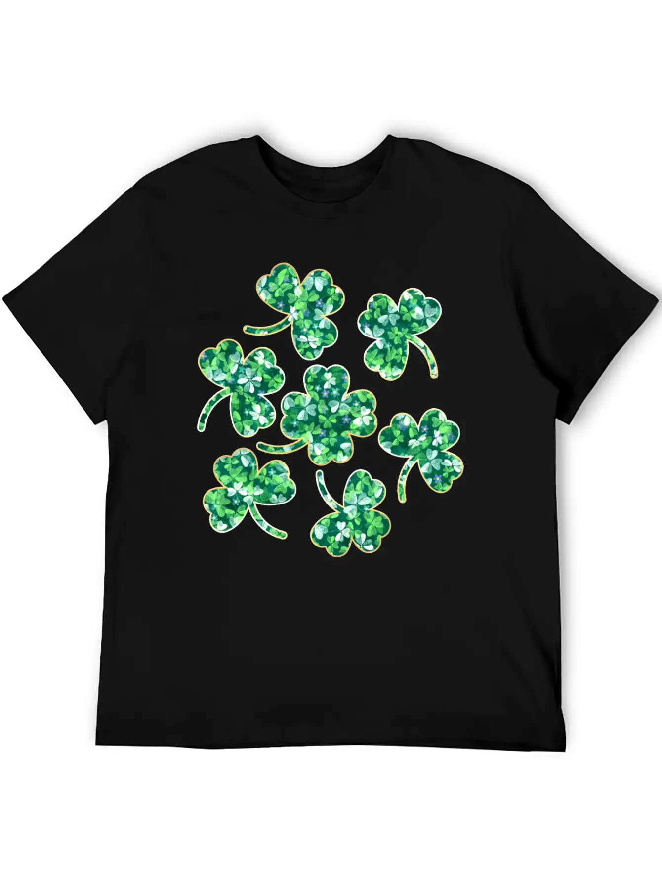 Lucky Four Leaf Clover Relaxed Everyday Tee – Lightweight And Durable Cotton