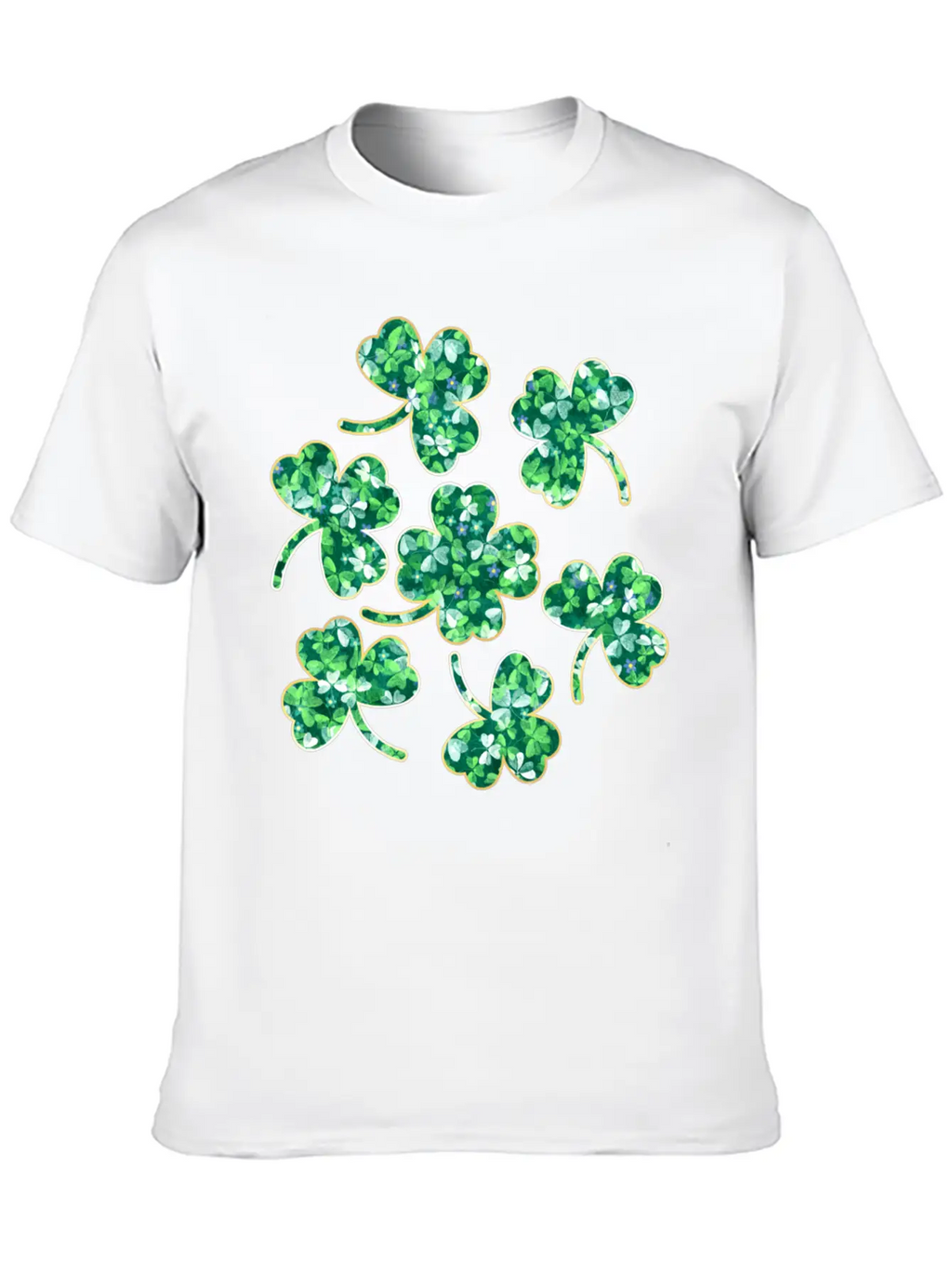 Lucky Four Leaf Clover Relaxed Everyday Tee – Lightweight And Durable Cotton