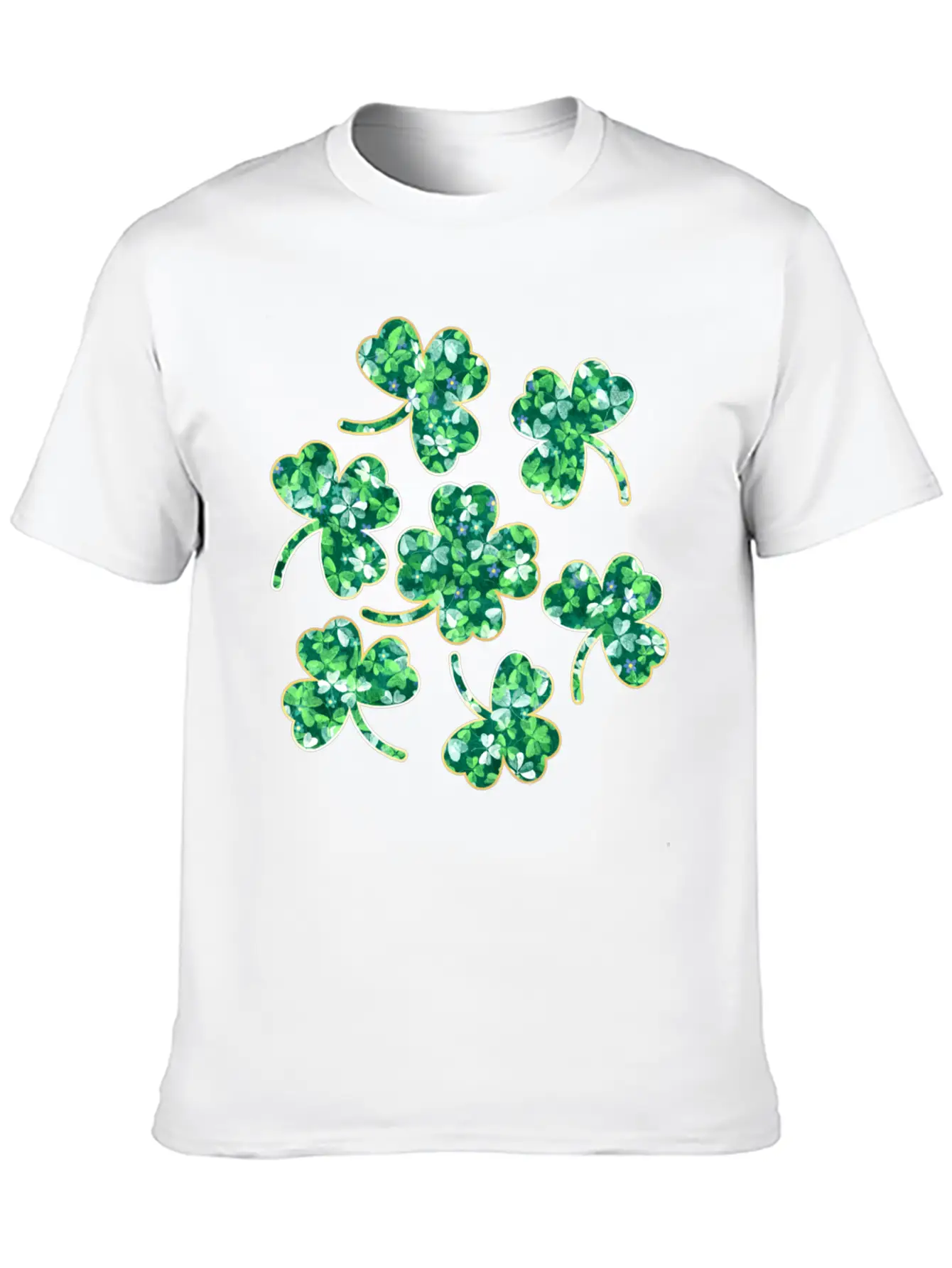 Lucky Four Leaf Clover Relaxed Everyday Tee – Lightweight And Durable Cotton
