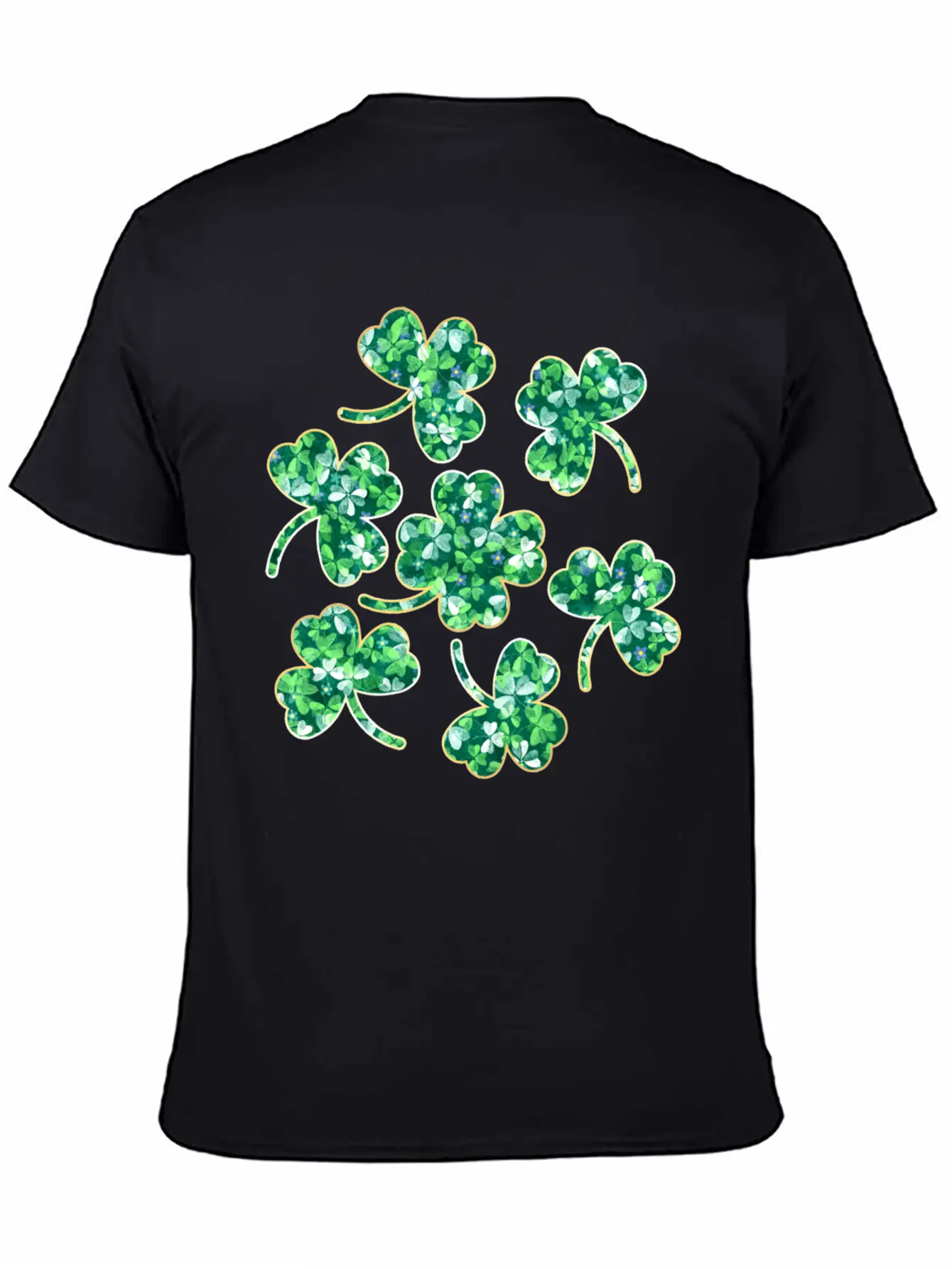 Lucky Four Leaf Clover Relaxed Everyday Tee – Lightweight And Durable Cotton