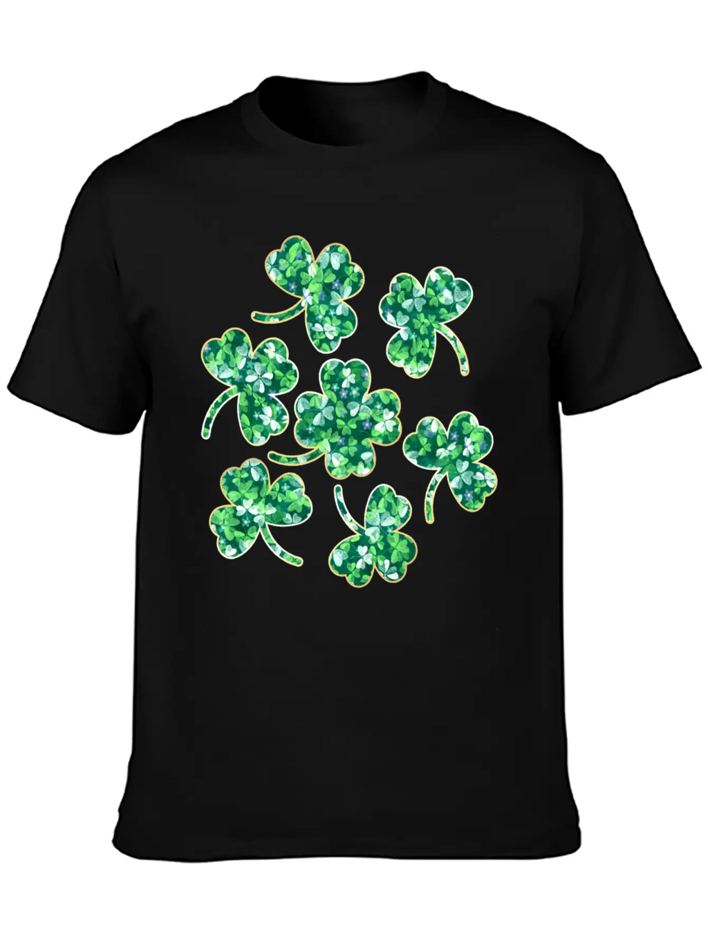 Lucky Four Leaf Clover Relaxed Everyday Tee – Lightweight And Durable Cotton