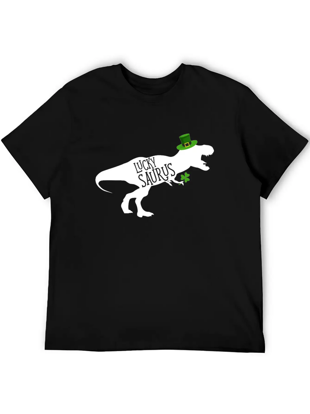 Lucky Saurus Dinosaur Shamrock St Patrick's Day Classic Cotton Tee – Unisex Comfort For Any Season