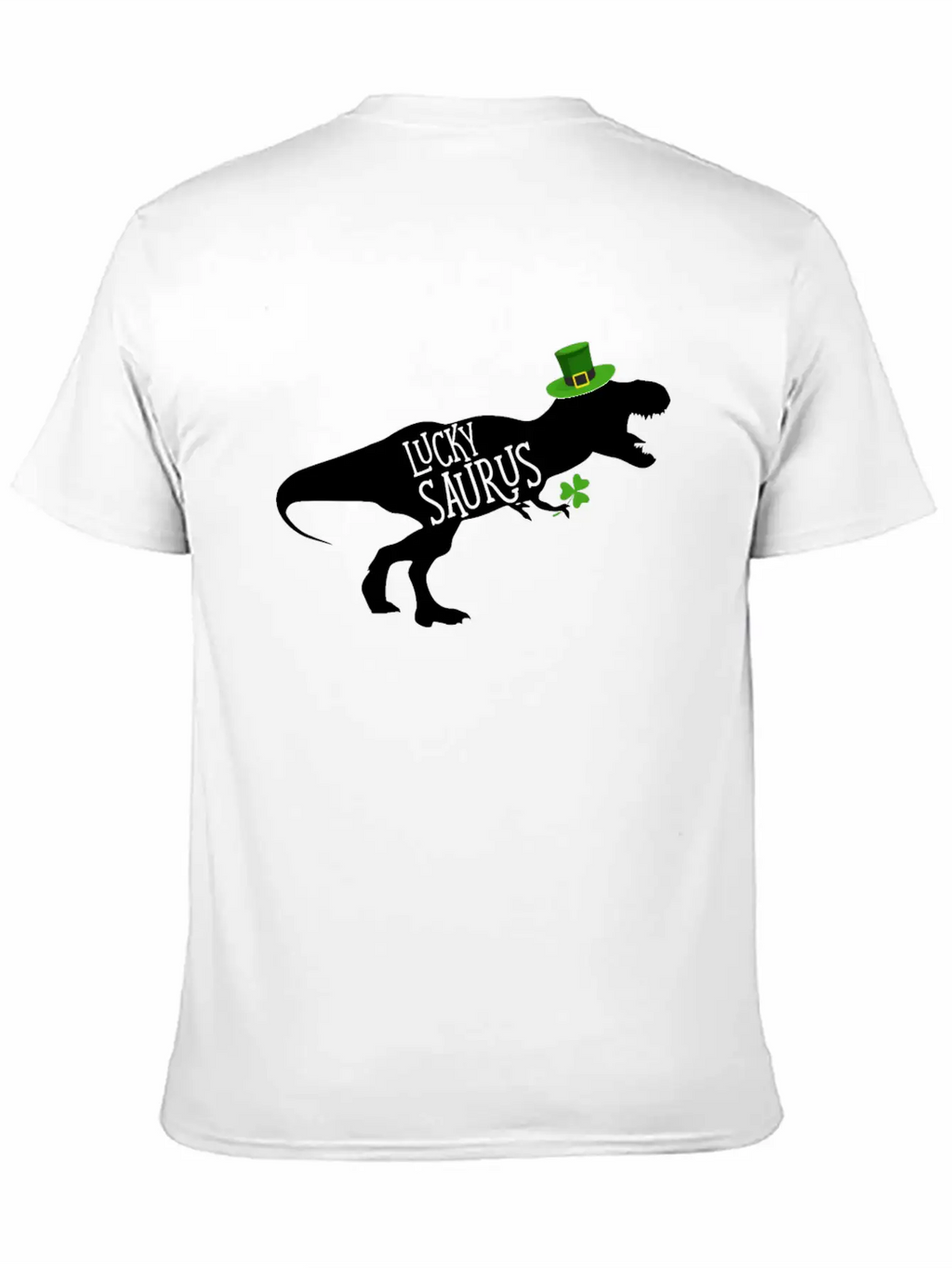 Lucky Saurus Dinosaur Shamrock St Patrick's Day Classic Cotton Tee – Unisex Comfort For Any Season