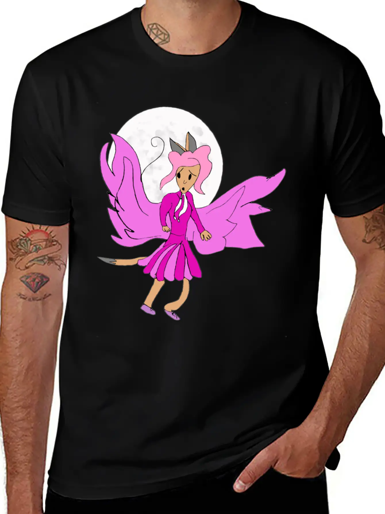 Luna Wings Essential Cotton Tee For Daily Outfits – Unisex Style