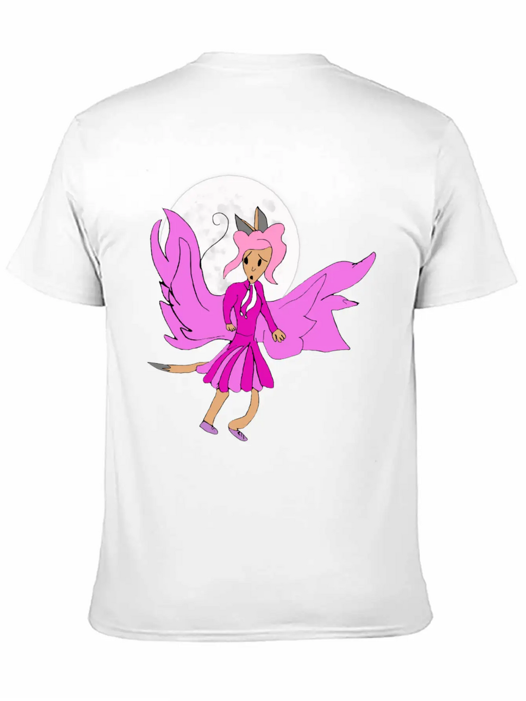Luna Wings Essential Cotton Tee For Daily Outfits – Unisex Style