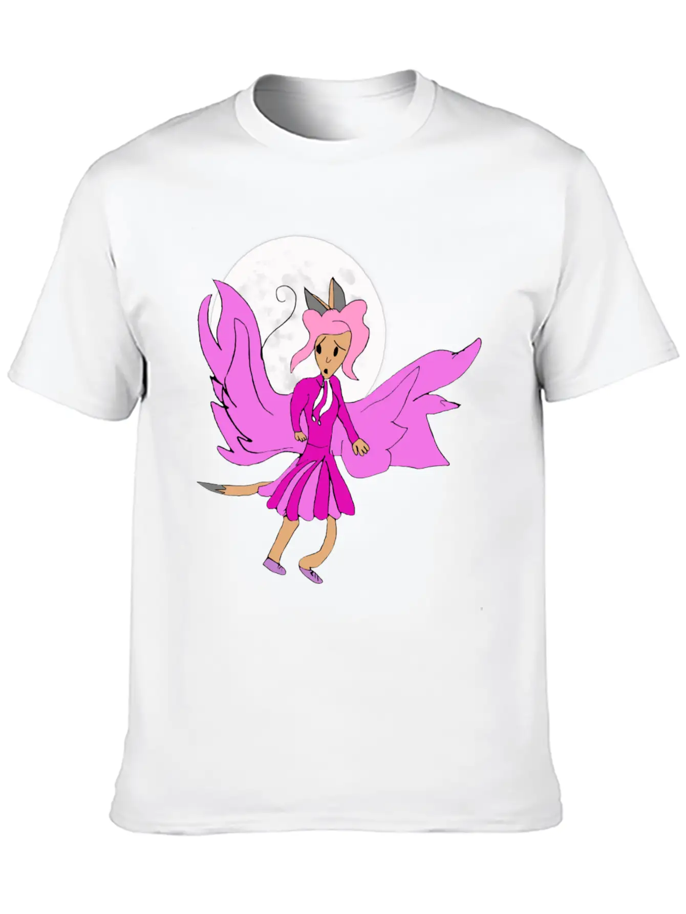 Luna Wings Essential Cotton Tee For Daily Outfits – Unisex Style