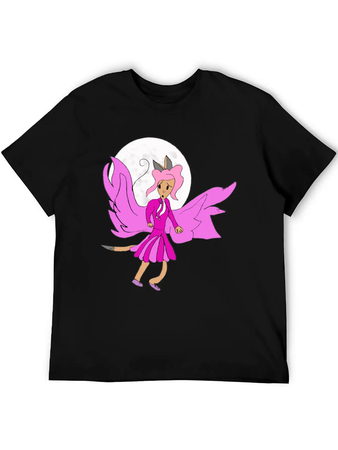 Luna Wings Essential Cotton Tee For Daily Outfits – Unisex Style