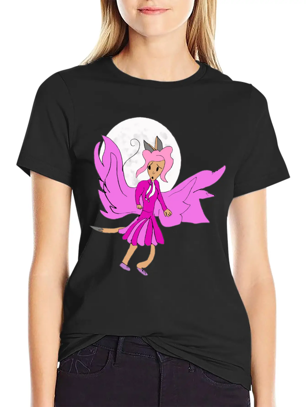 Luna Wings Essential Cotton Tee For Daily Outfits – Unisex Style
