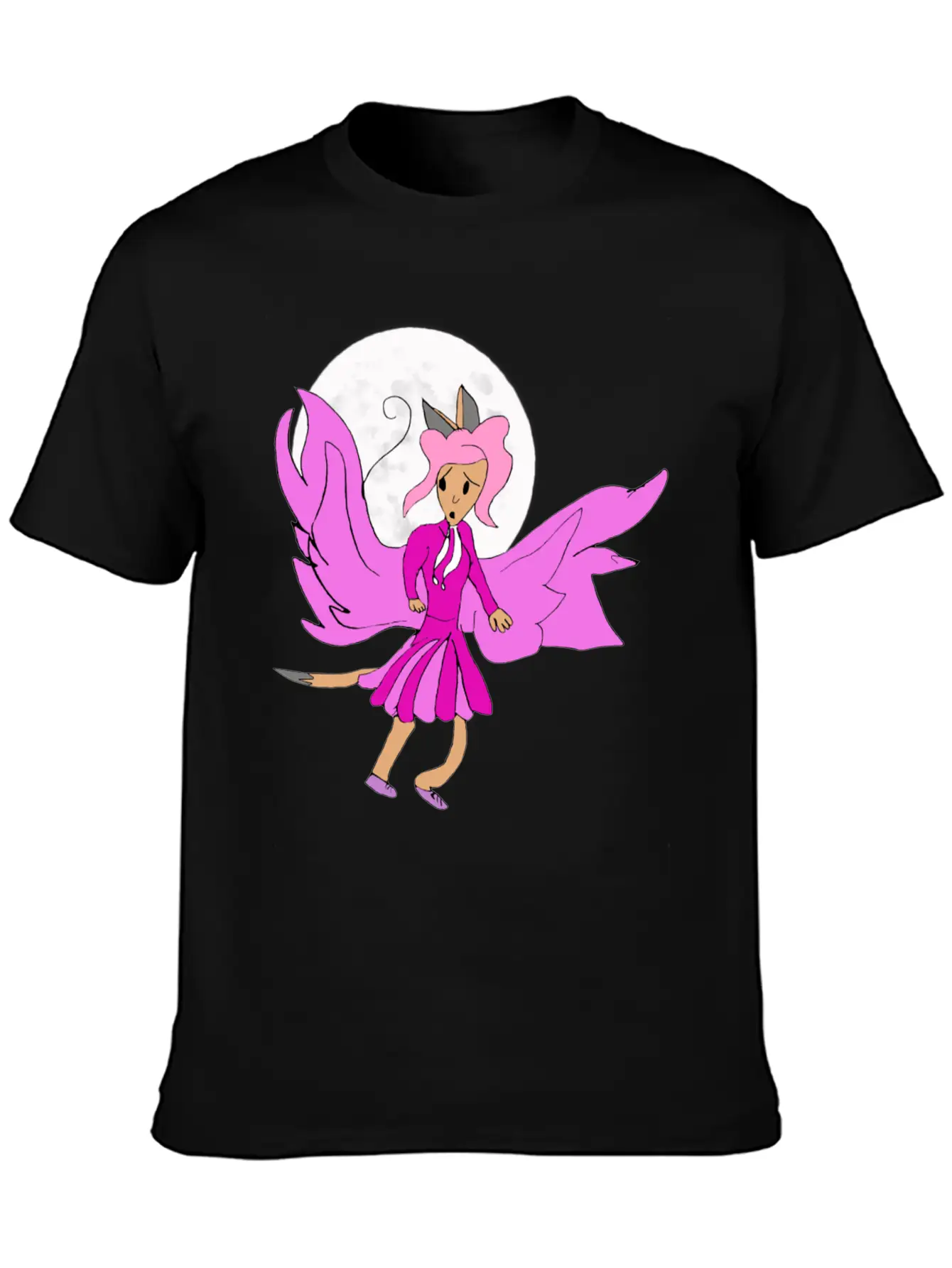 Luna Wings Essential Cotton Tee For Daily Outfits – Unisex Style