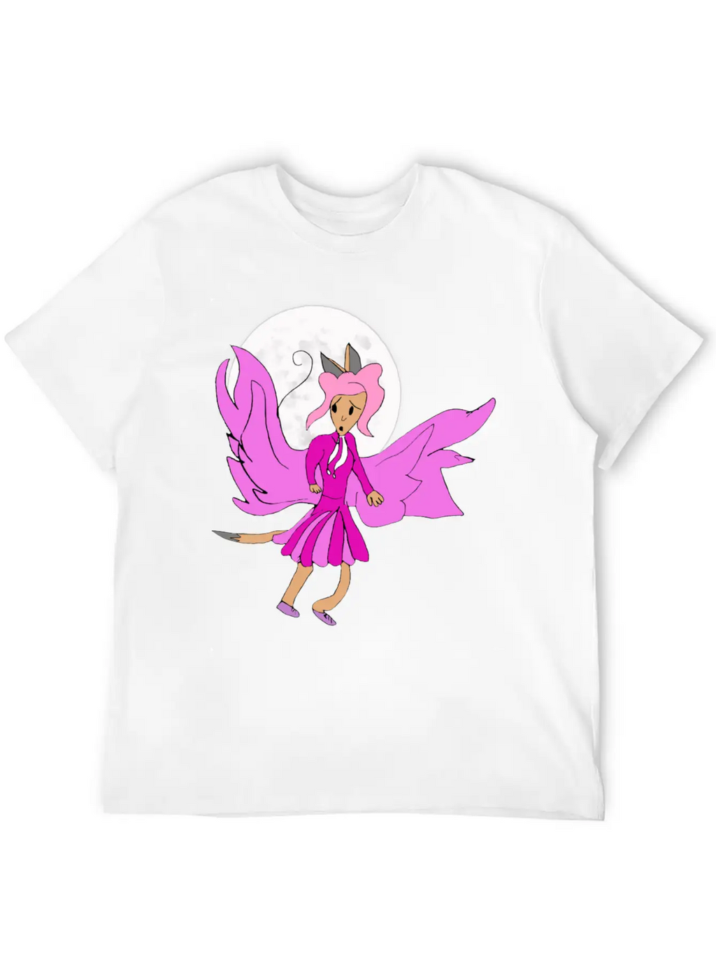 Luna Wings Essential Cotton Tee For Daily Outfits – Unisex Style