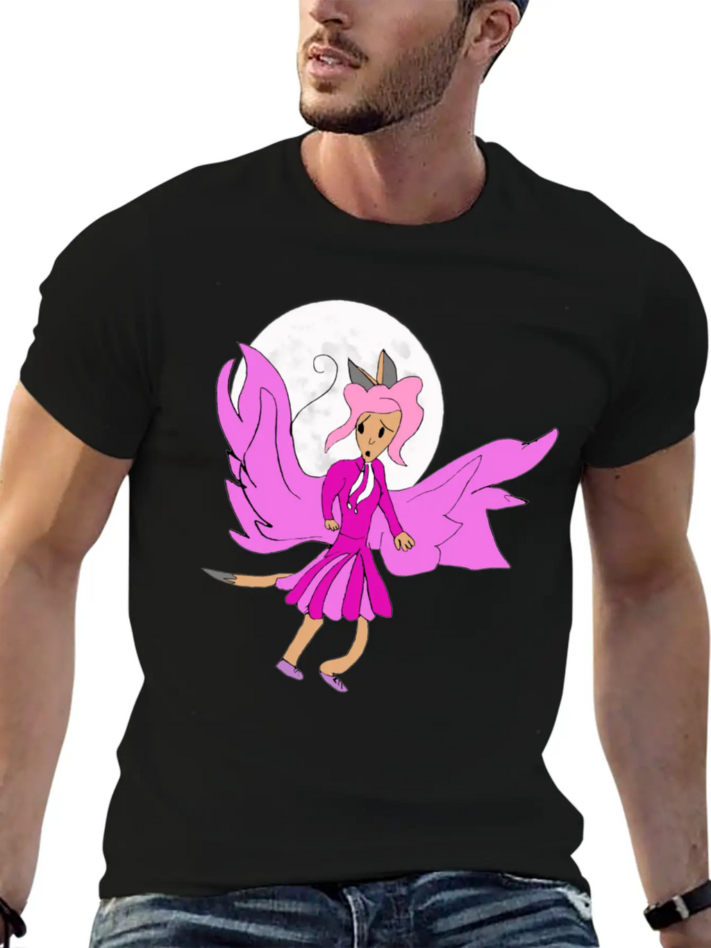 Luna Wings Essential Cotton Tee For Daily Outfits – Unisex Style