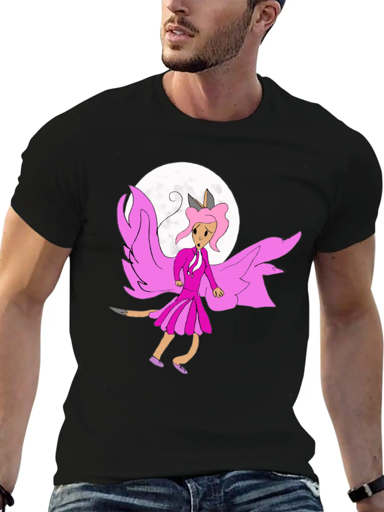 Luna Wings Essential Cotton Tee For Daily Outfits – Unisex Style
