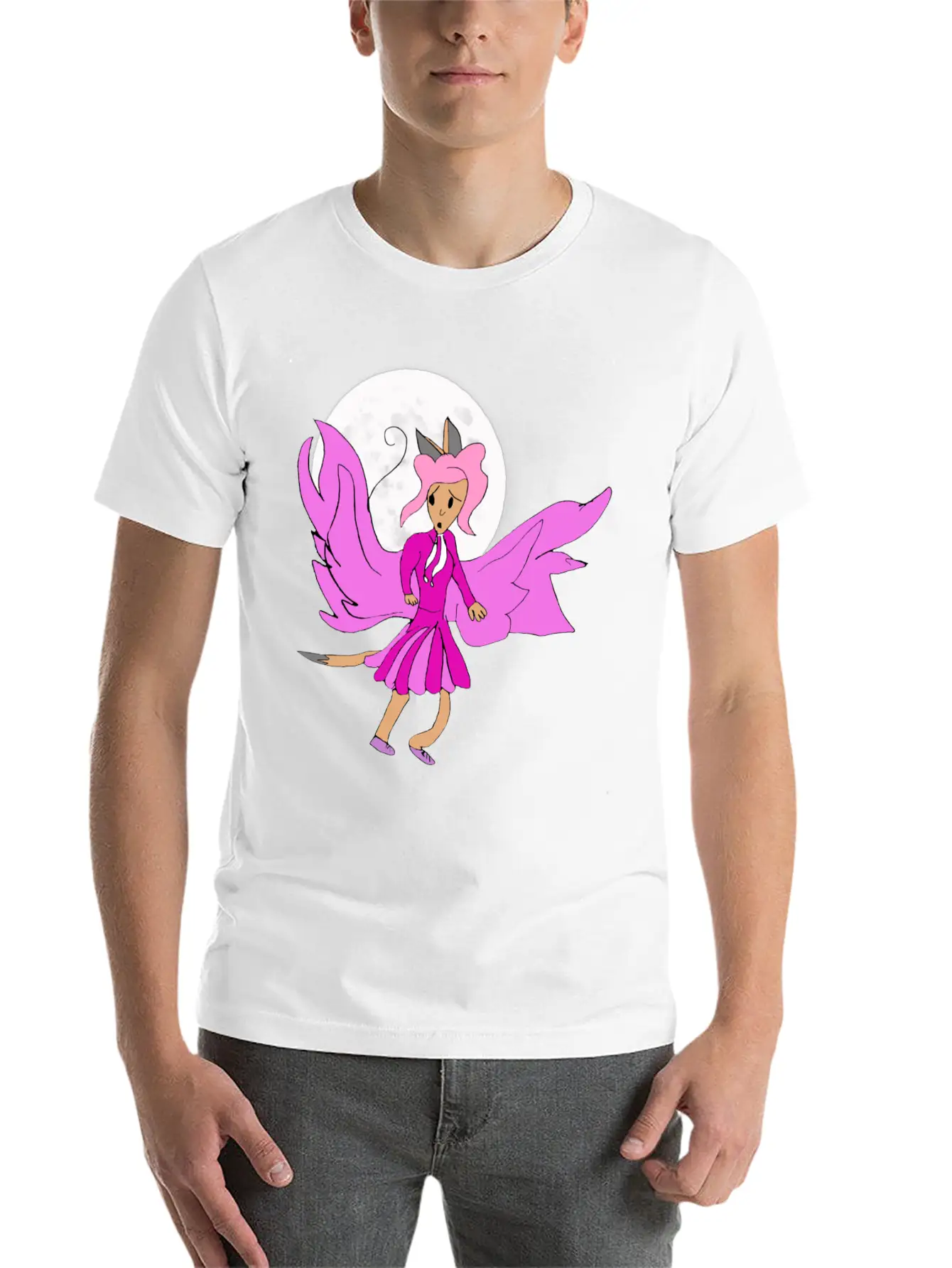 Luna Wings Essential Cotton Tee For Daily Outfits – Unisex Style