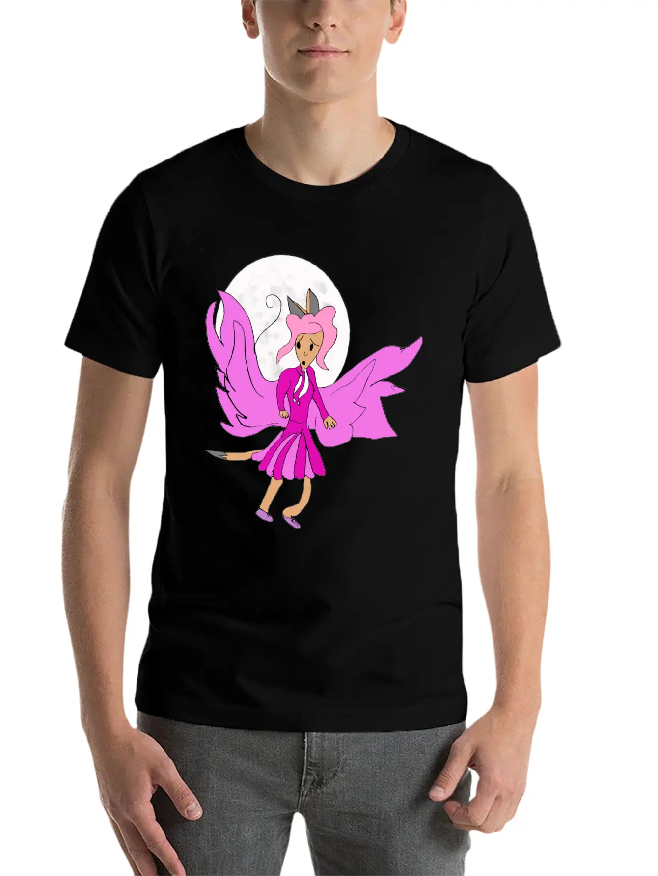 Luna Wings Essential Cotton Tee For Daily Outfits – Unisex Style