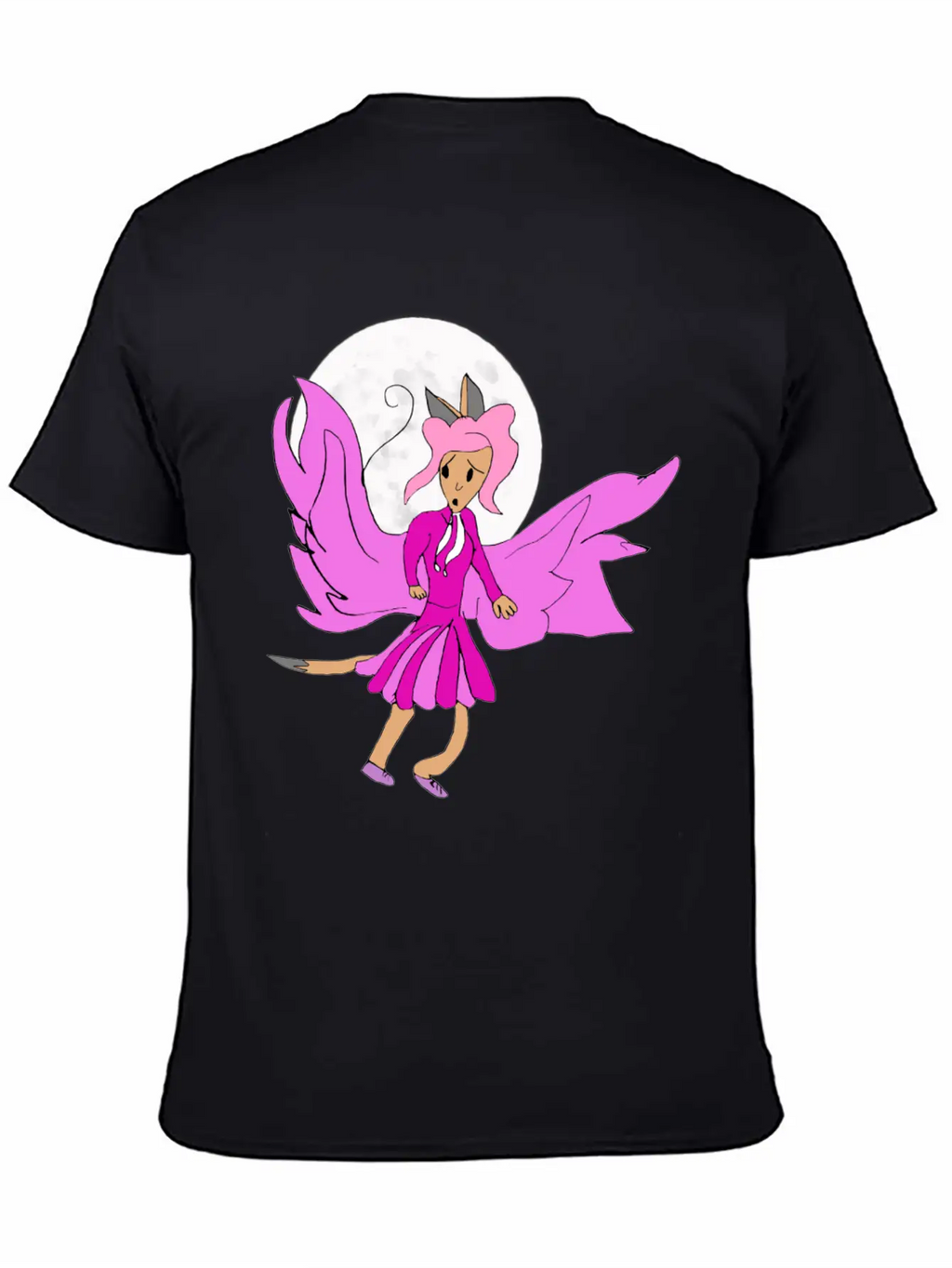 Luna Wings Essential Cotton Tee For Daily Outfits – Unisex Style