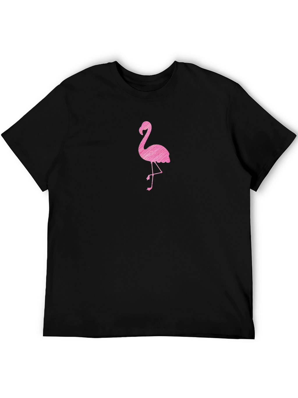 Black Flamingo Graphic Tee Shirt