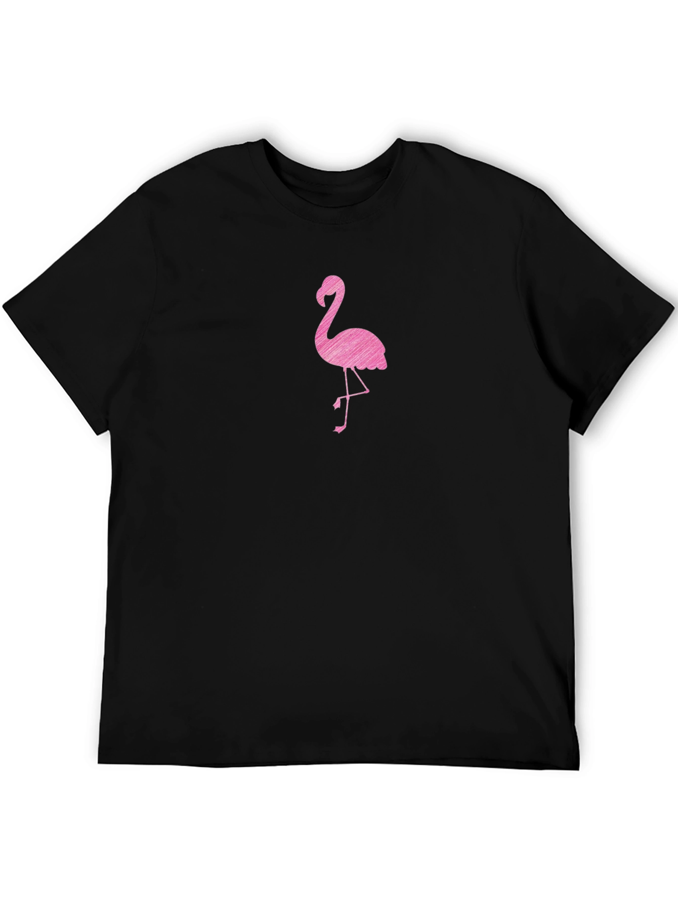 Black Flamingo Graphic Tee Shirt