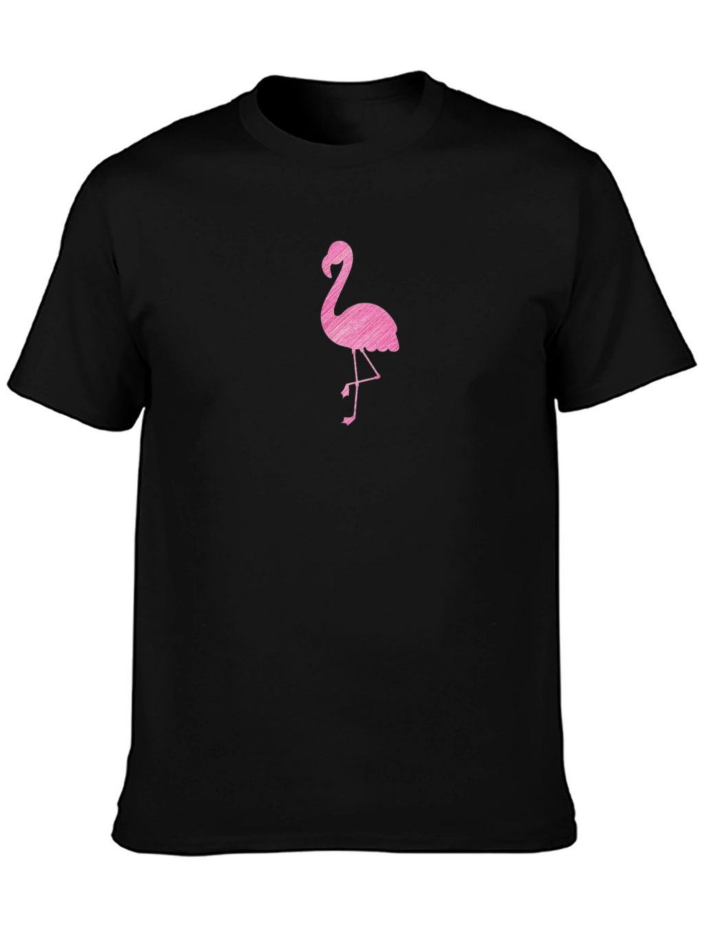 Black Flamingo Graphic Tee Shirt
