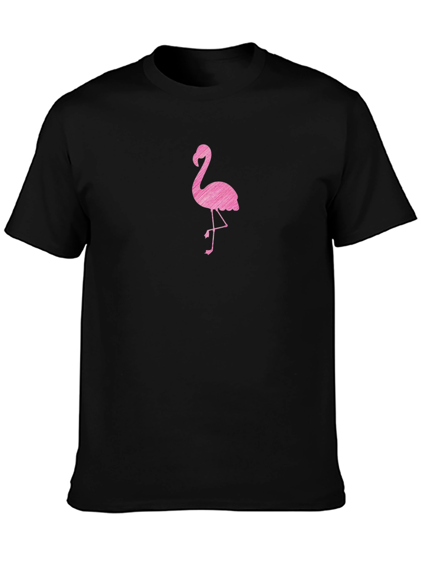 Black Flamingo Graphic Tee Shirt
