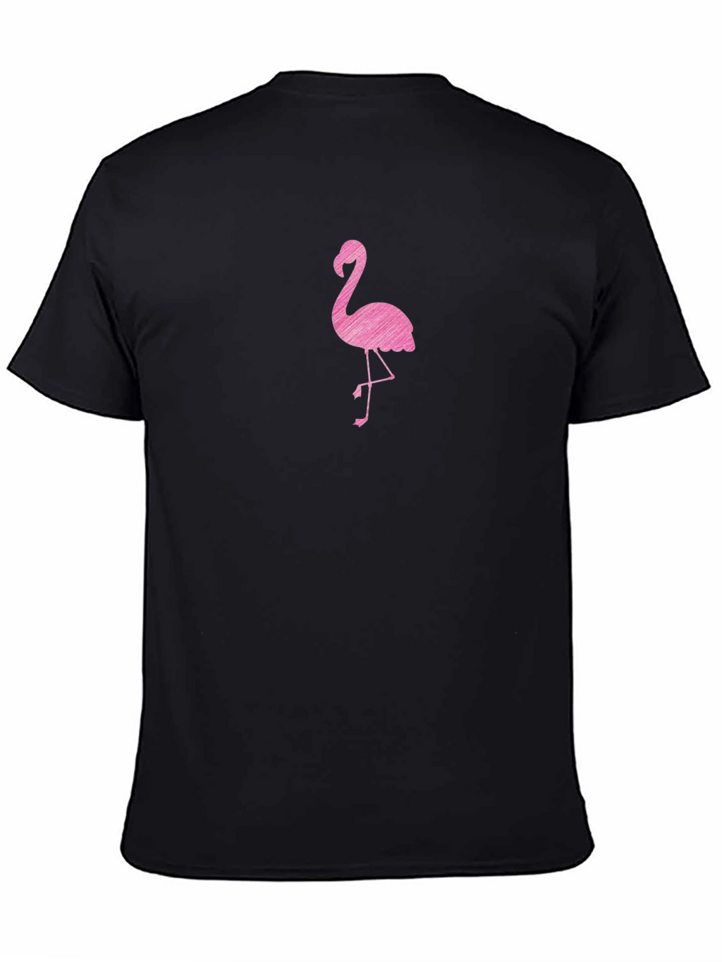 Black Flamingo Graphic Tee Shirt