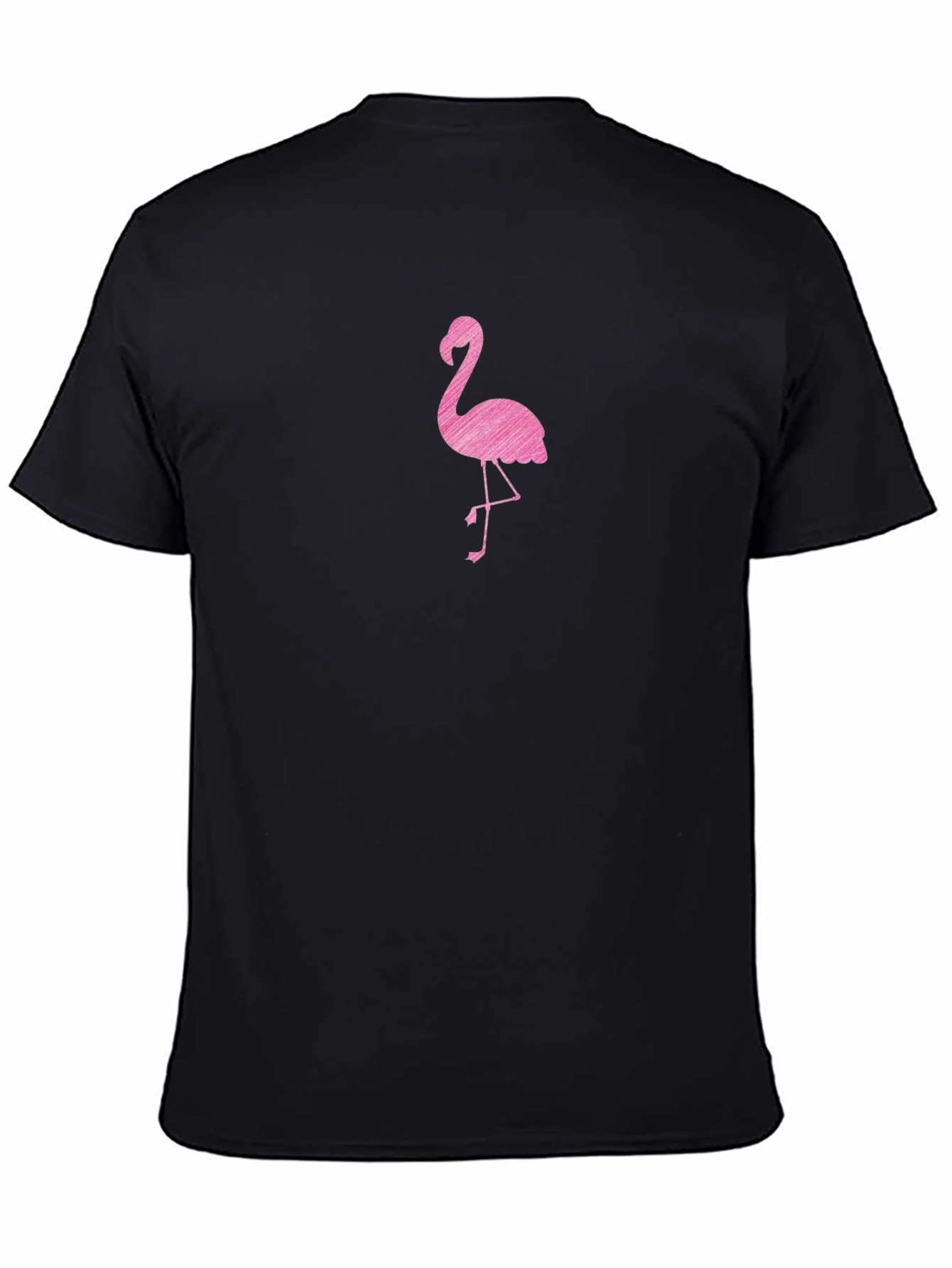 Black Flamingo Graphic Tee Shirt