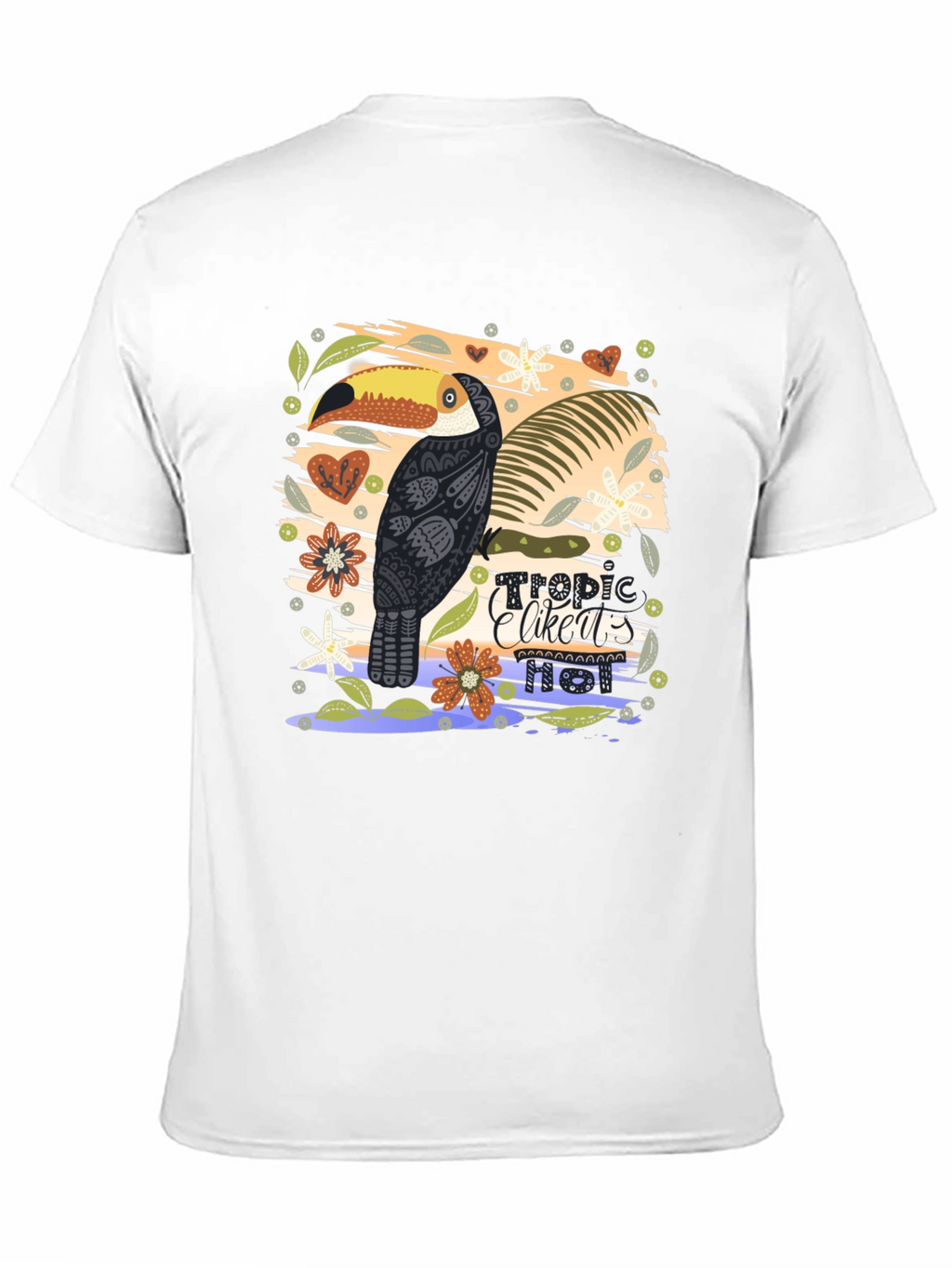 Tropical Toucan Graphic Tee - Modern Style