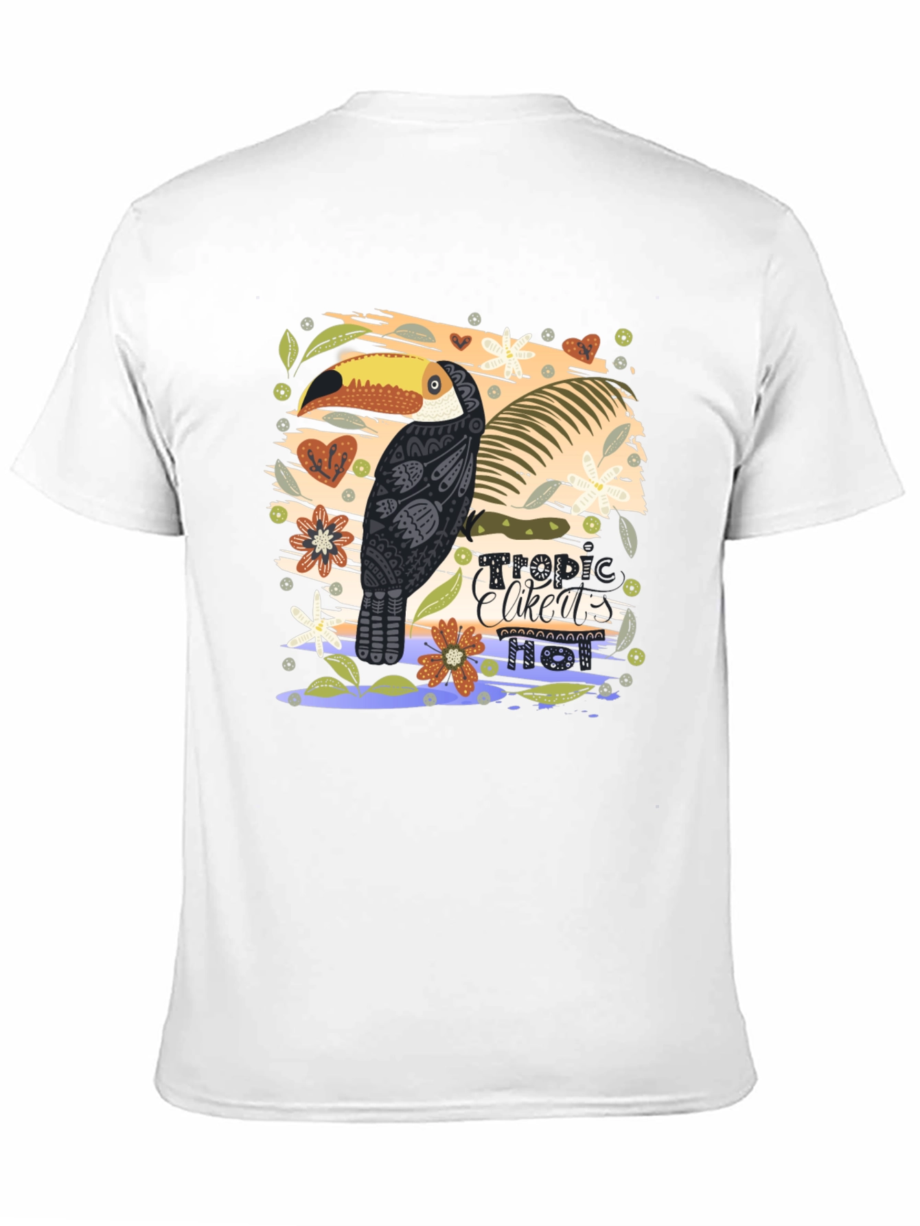 Tropical Toucan Graphic Tee - Modern Style