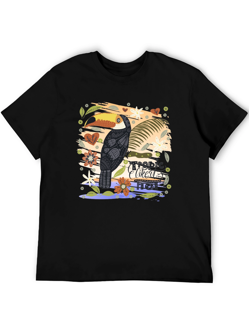 Tropical Toucan Graphic Tee - Modern Style