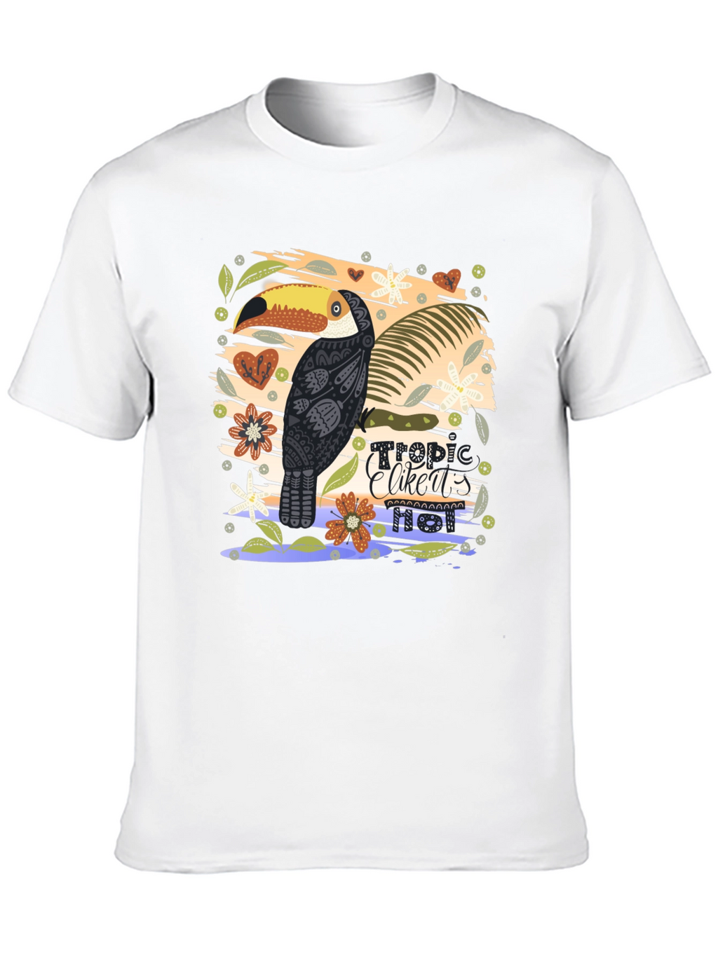 Tropical Toucan Graphic Tee - Modern Style
