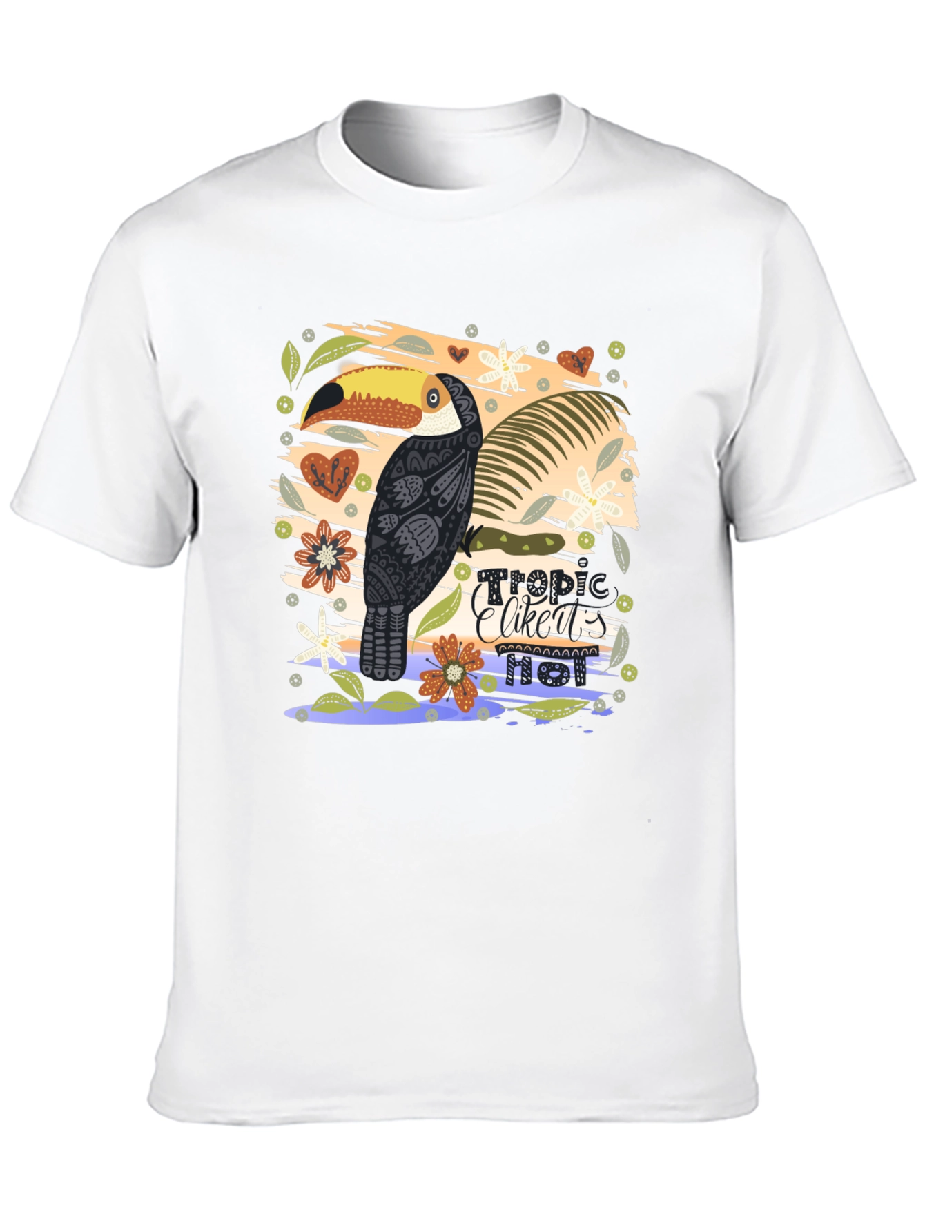Tropical Toucan Graphic Tee - Modern Style