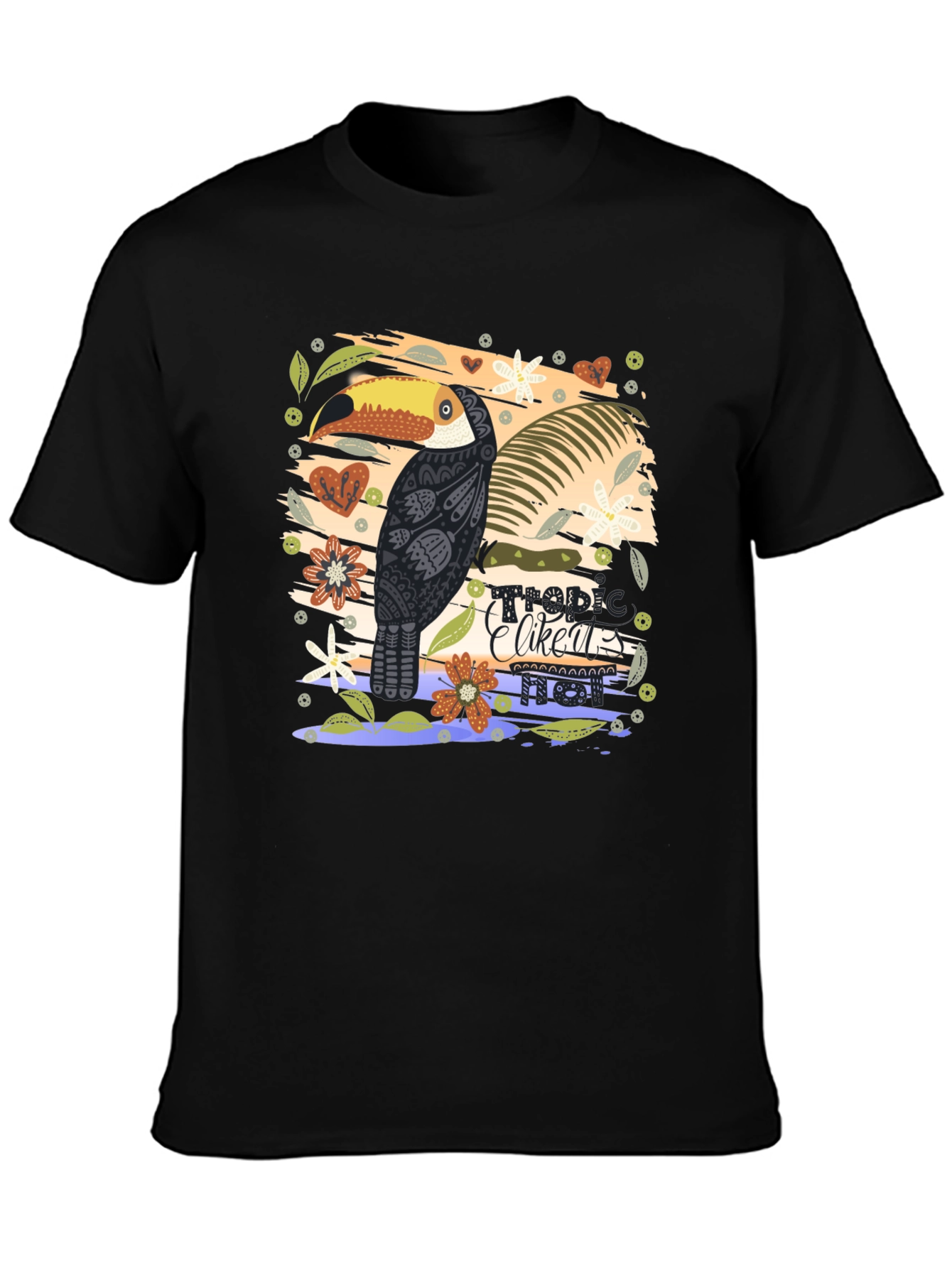 Tropical Toucan Graphic Tee - Modern Style