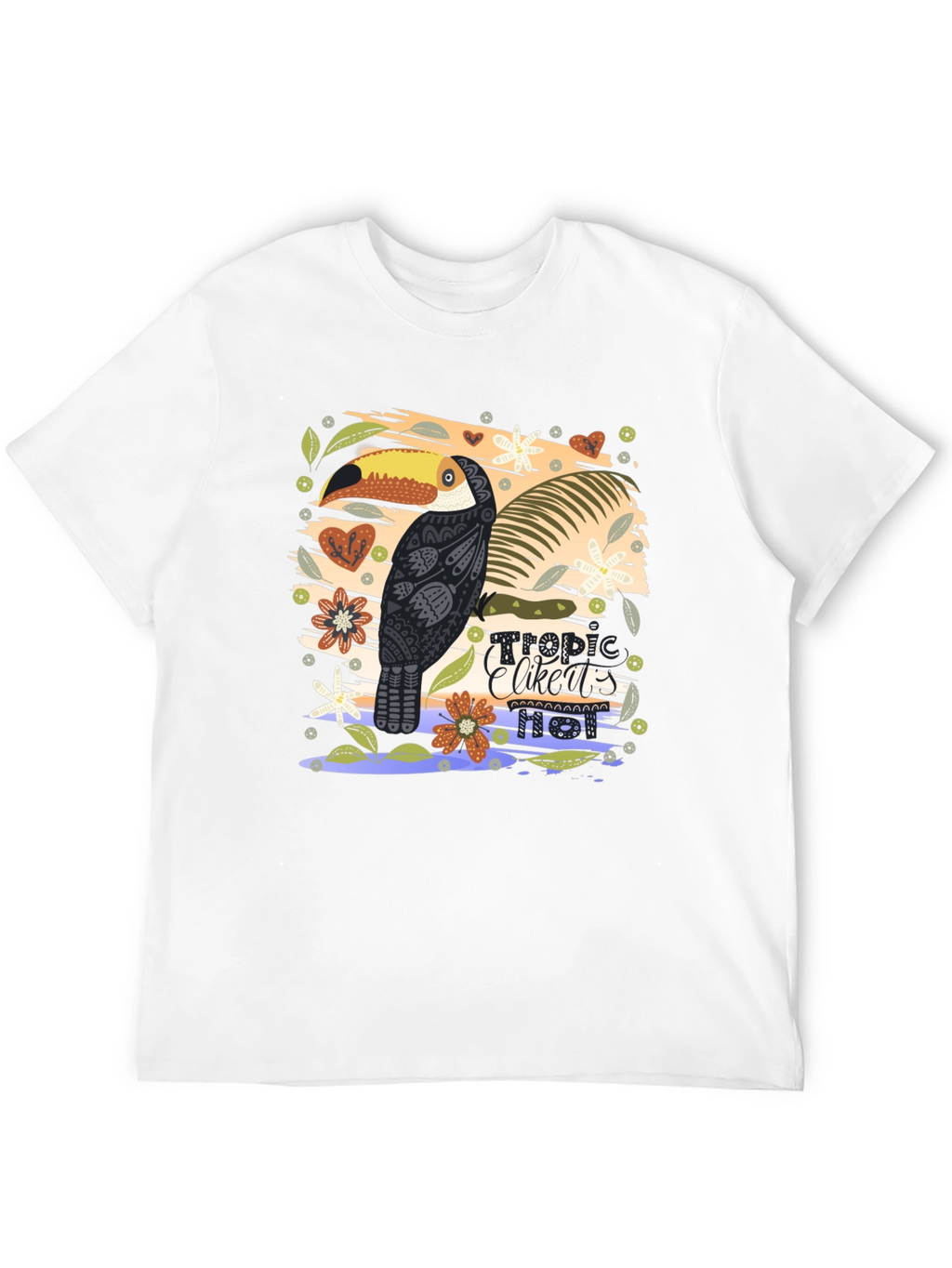 Tropical Toucan Graphic Tee - Modern Style