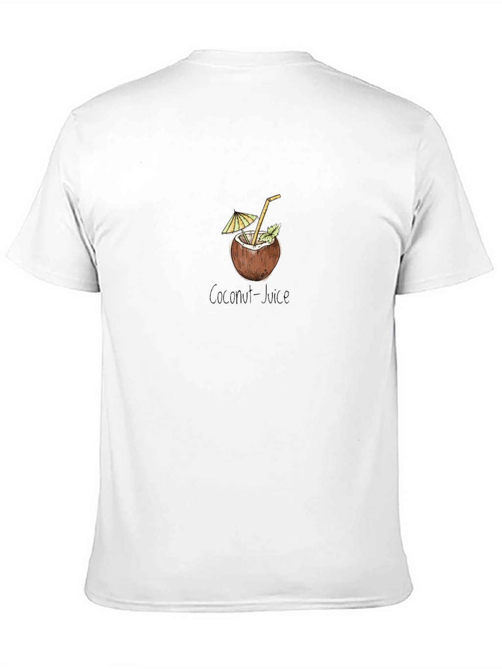 Coconut Juice Graphic Tee - Tropical Vibes