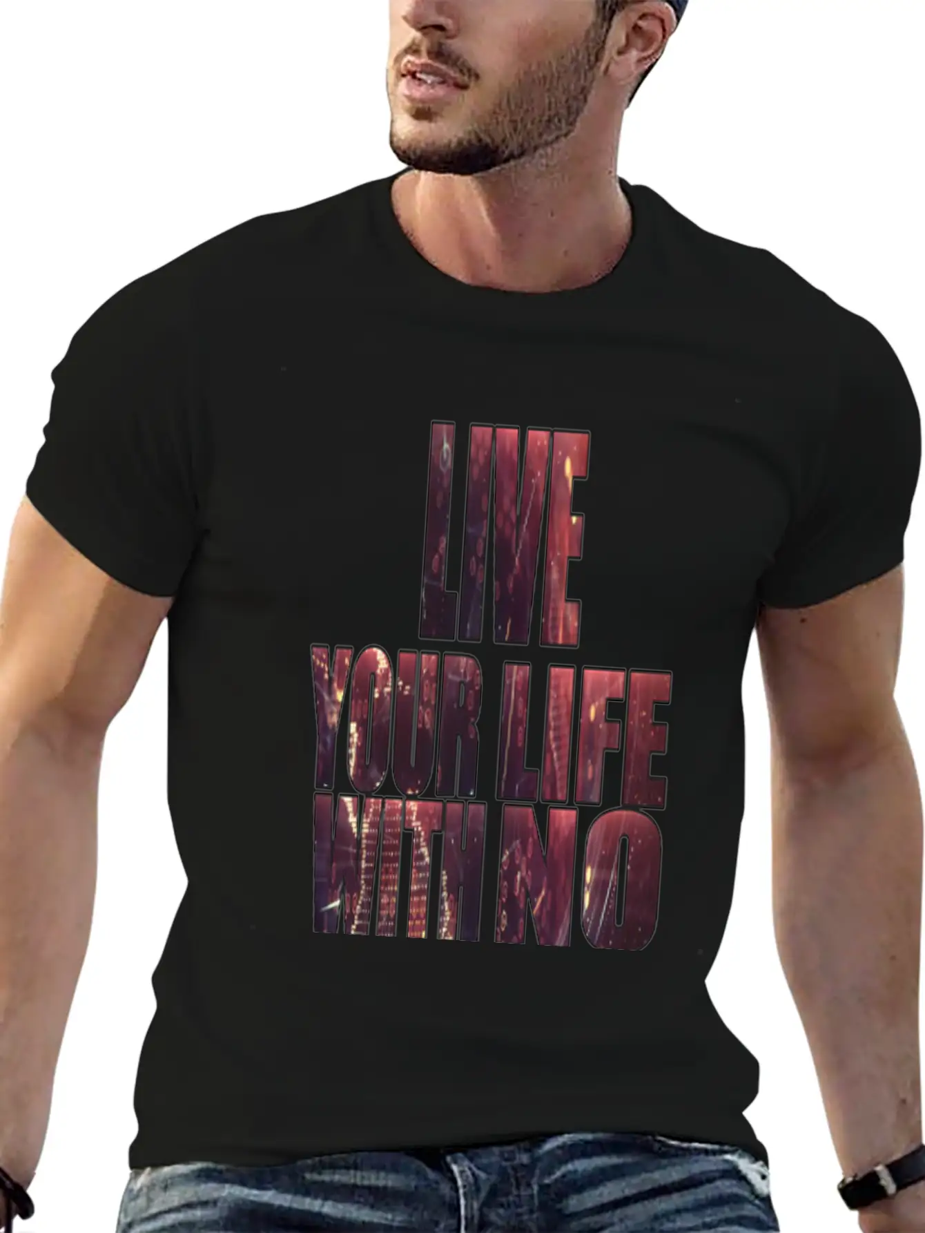 LYLWNR T-shirt (Black) Breathable Graphic T-Shirt – Perfect For Casual Days