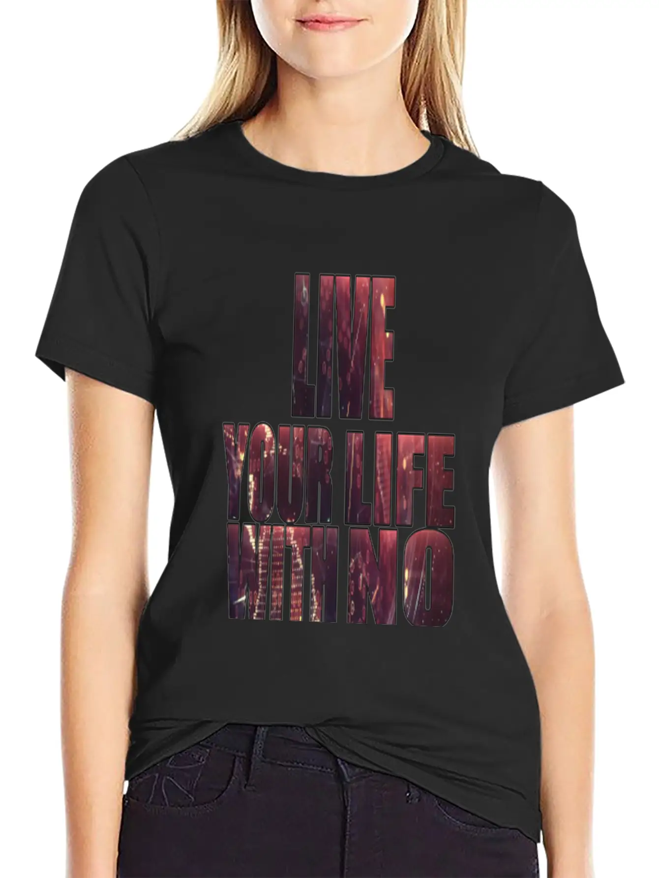 LYLWNR T-shirt (Black) Breathable Graphic T-Shirt – Perfect For Casual Days