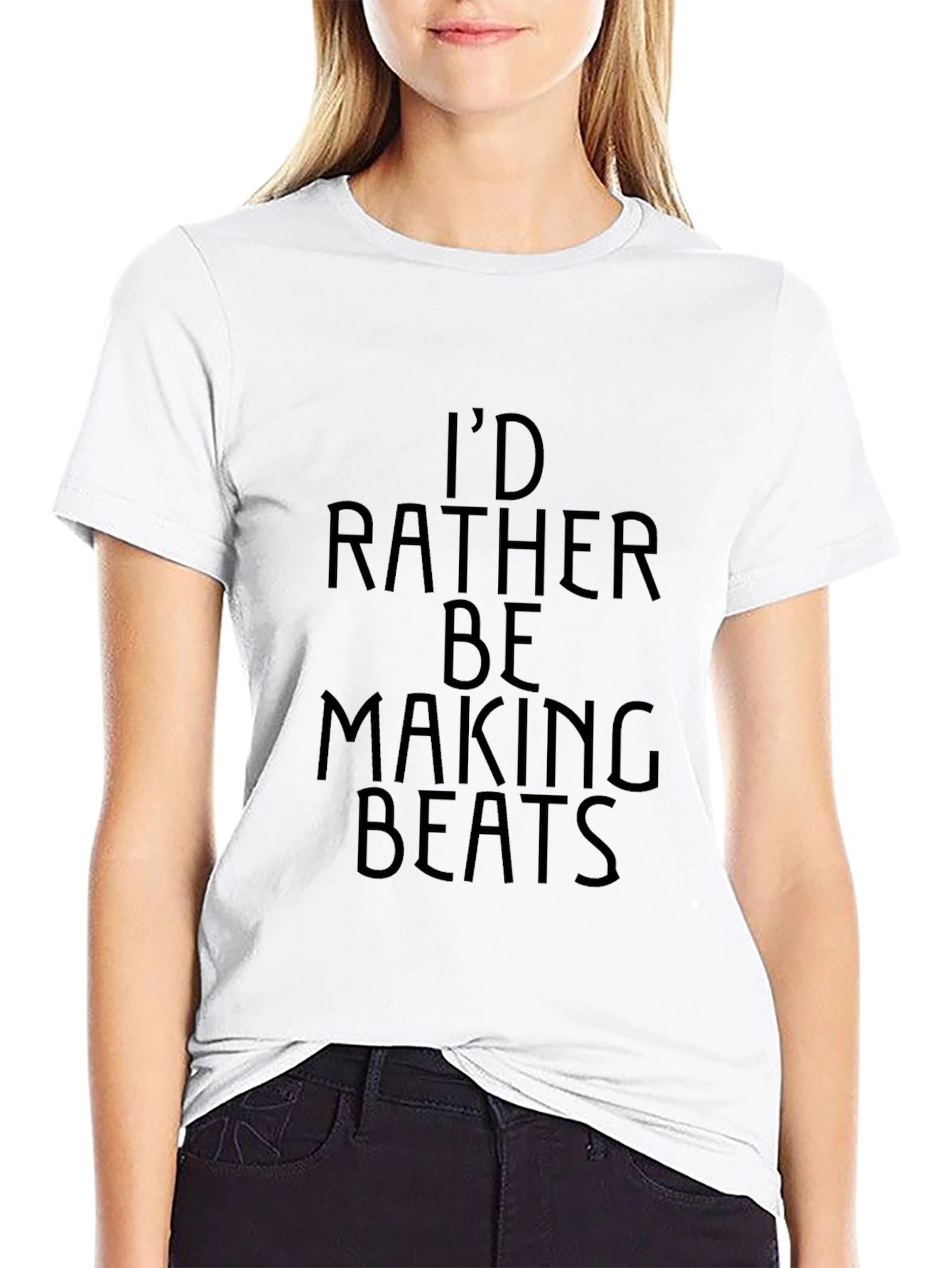 Id Rather Be Making Beats Graphic Tee