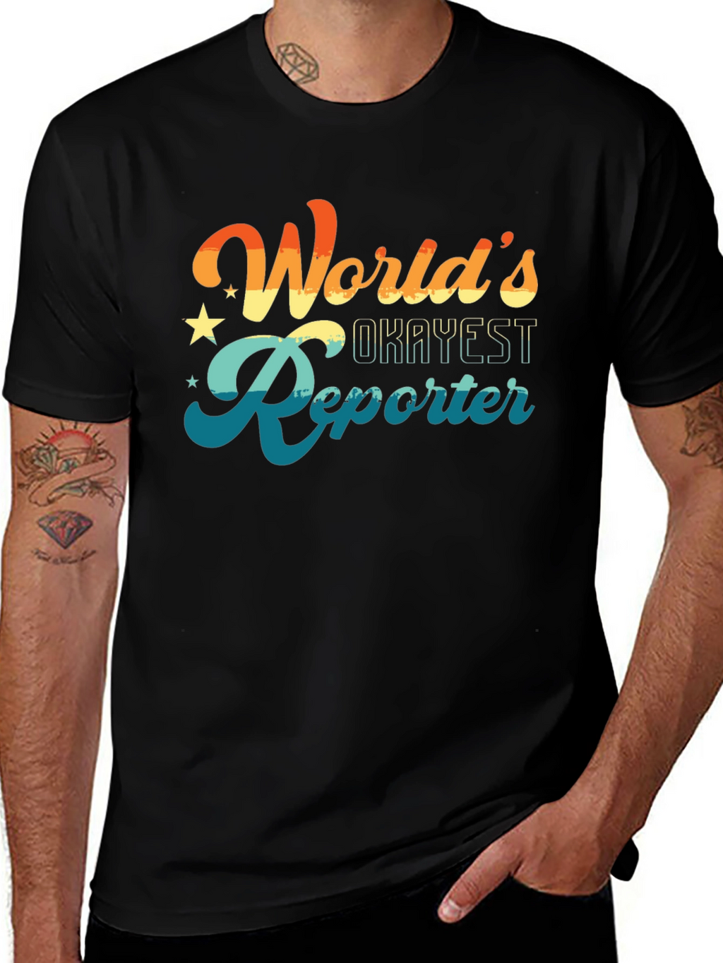 Worlds Okayest Reporter T-Shirt