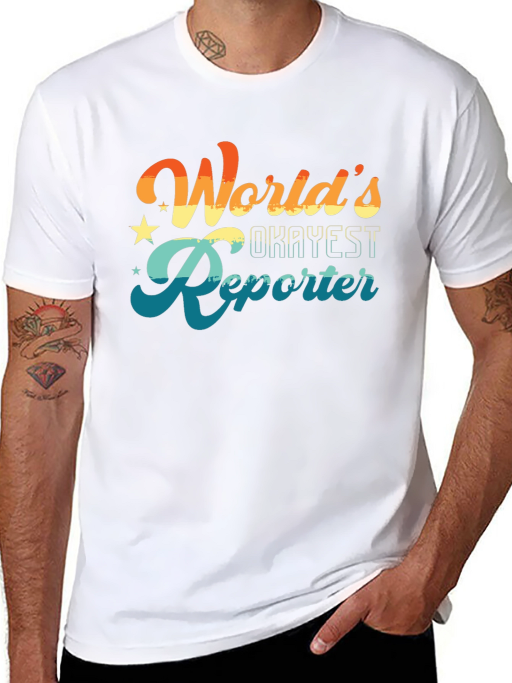Worlds Okayest Reporter T-Shirt