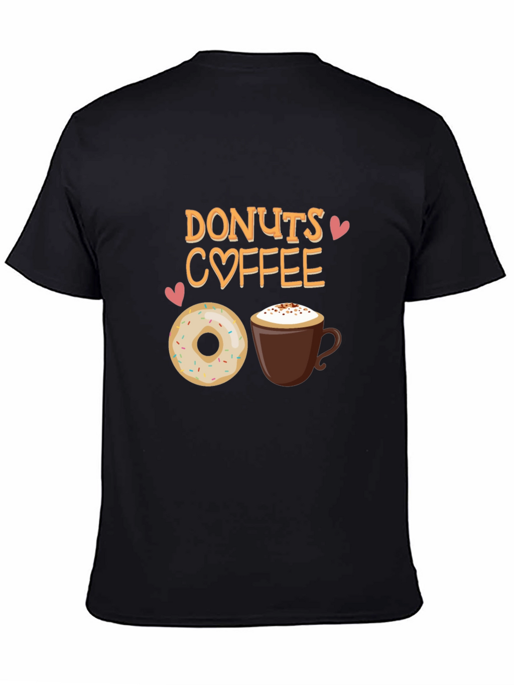 Donuts Coffee T-Shirt - Cute Foodie Tee