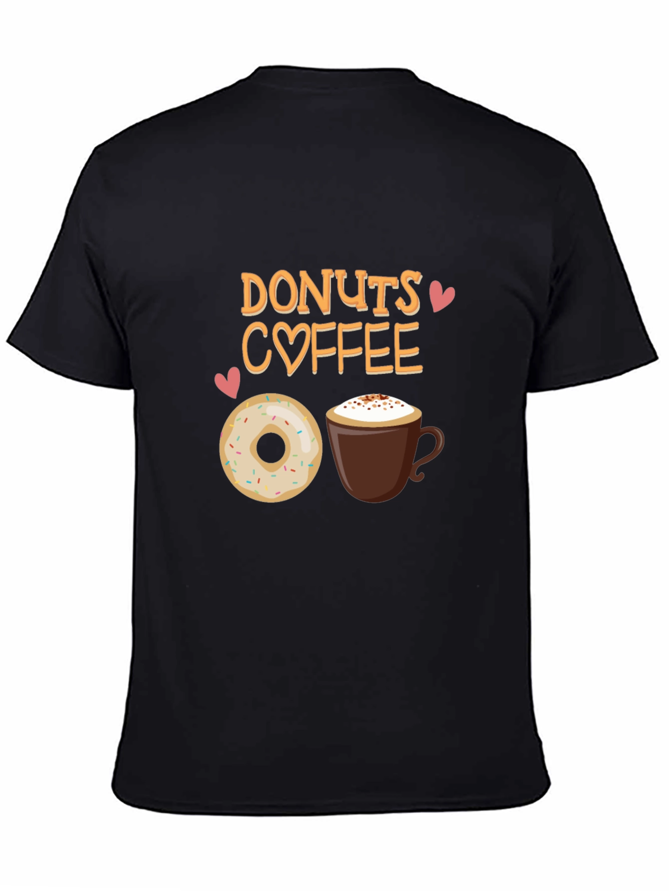 Donuts Coffee T-Shirt - Cute Foodie Tee