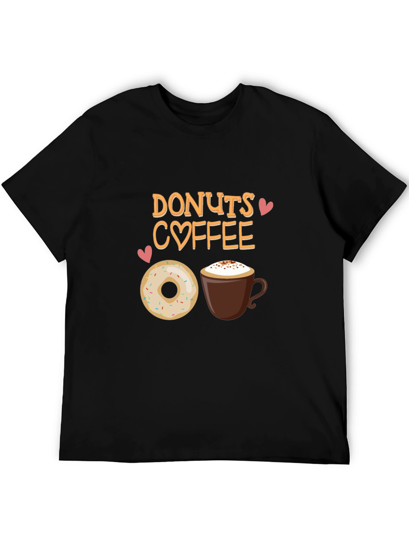 Donuts Coffee T-Shirt - Cute Foodie Tee