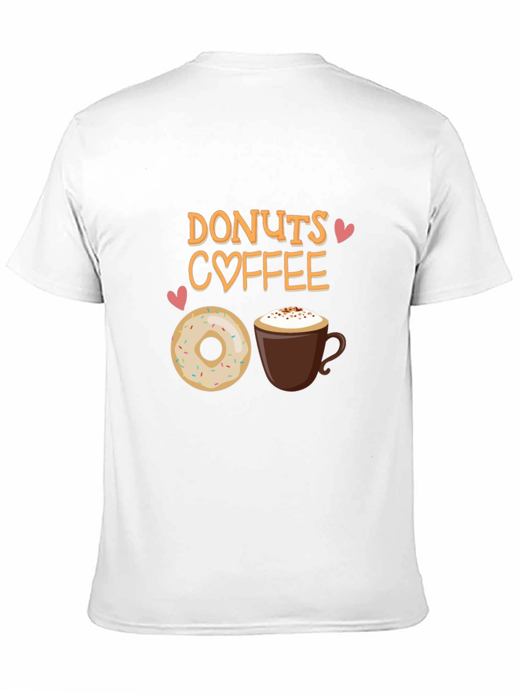 Donuts Coffee T-Shirt - Cute Foodie Tee