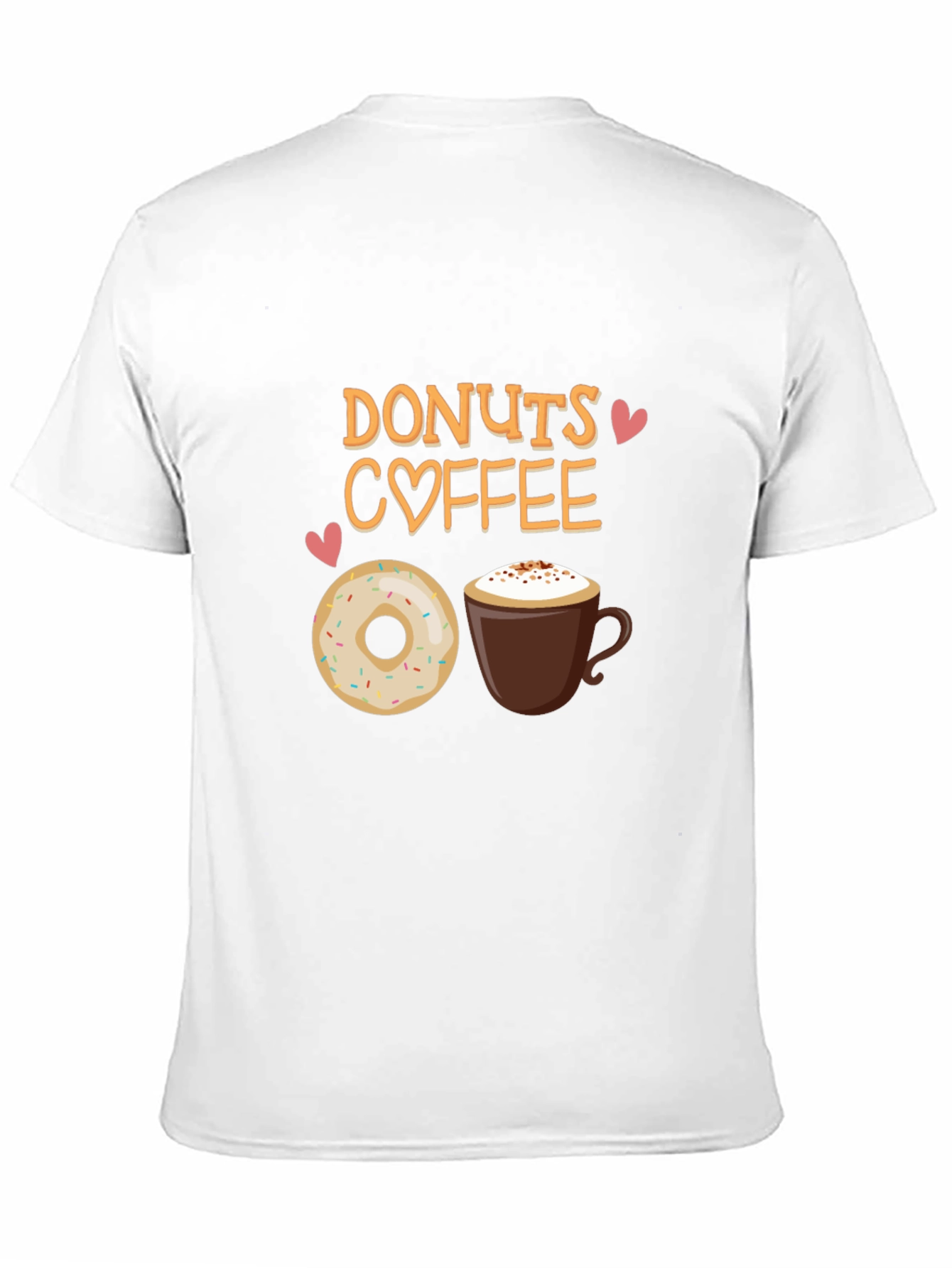 Donuts Coffee T-Shirt - Cute Foodie Tee