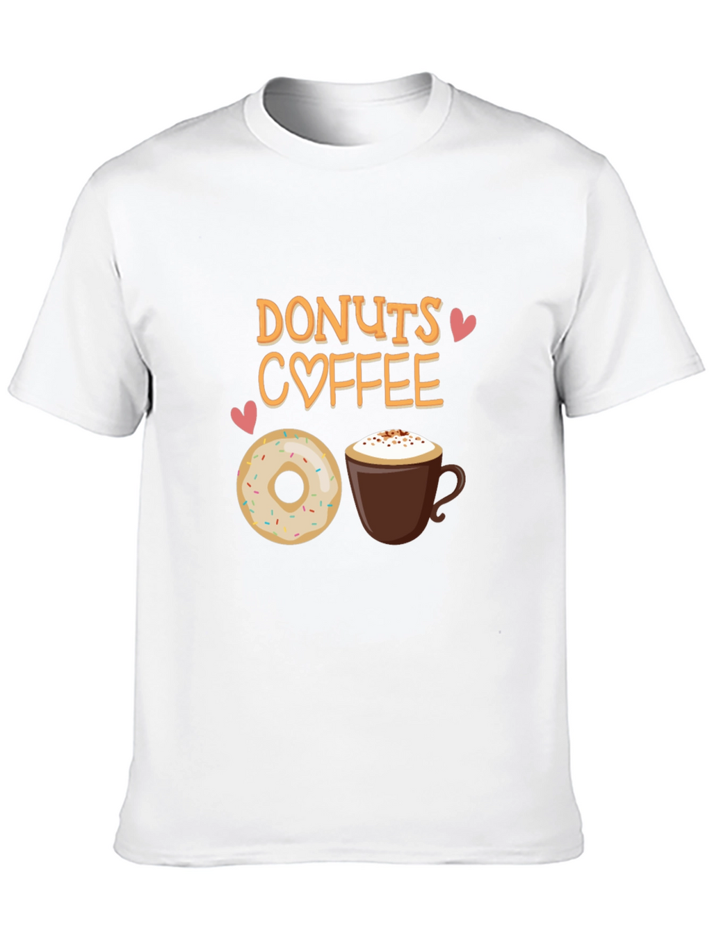Donuts Coffee T-Shirt - Cute Foodie Tee