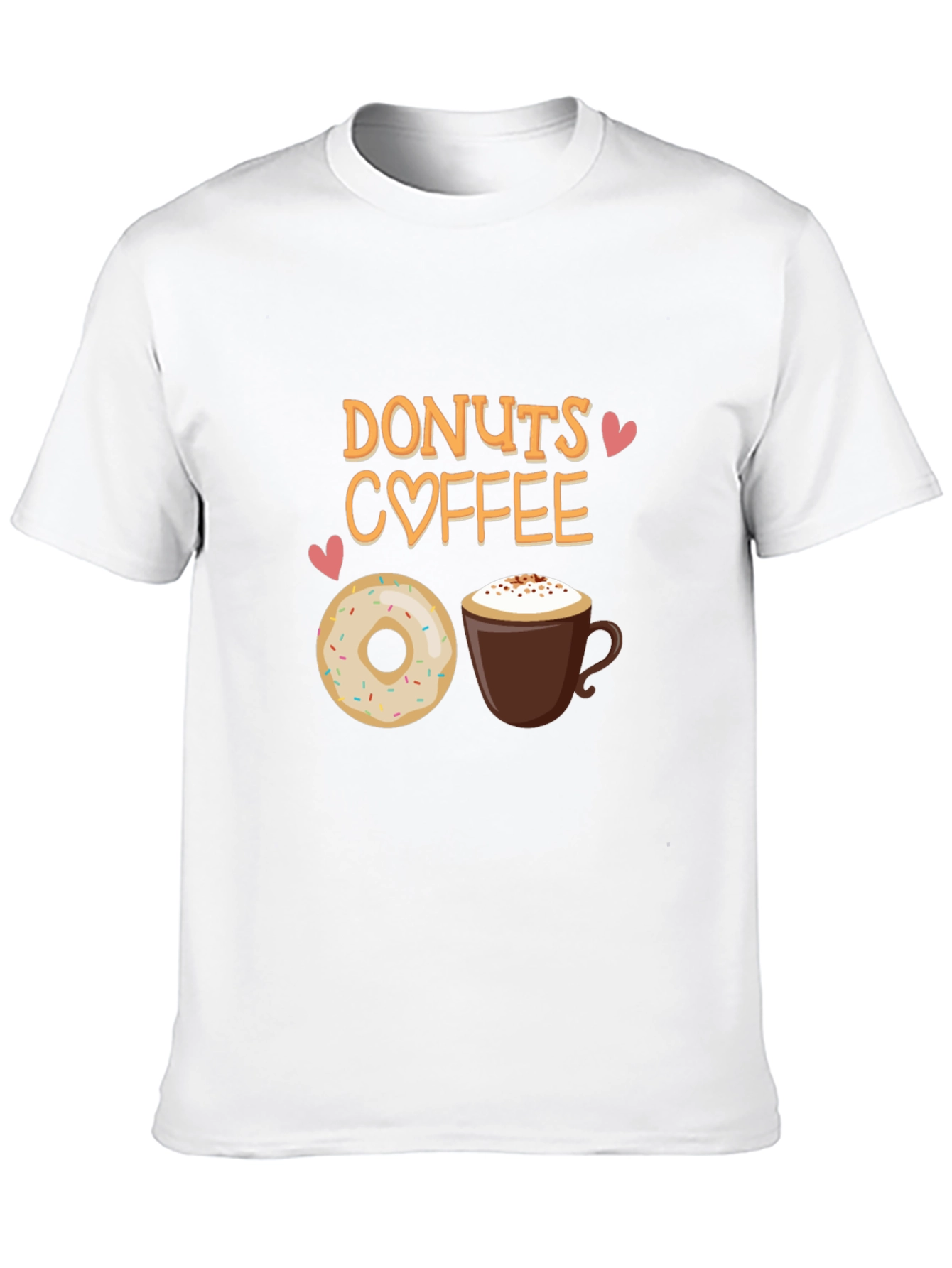 Donuts Coffee T-Shirt - Cute Foodie Tee
