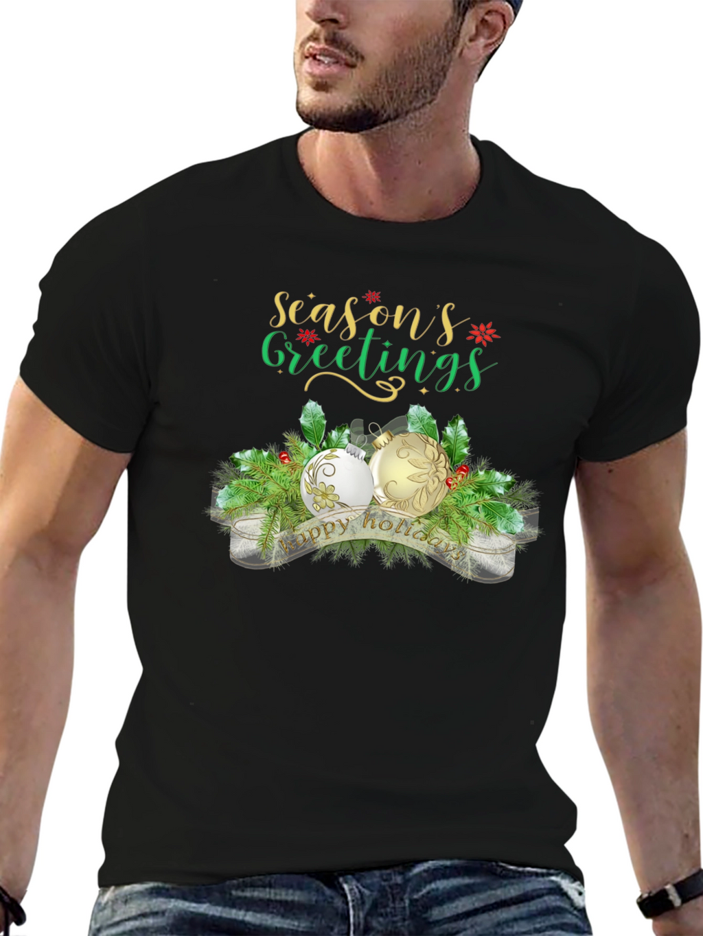Seasons Greetings Holiday T-Shirt