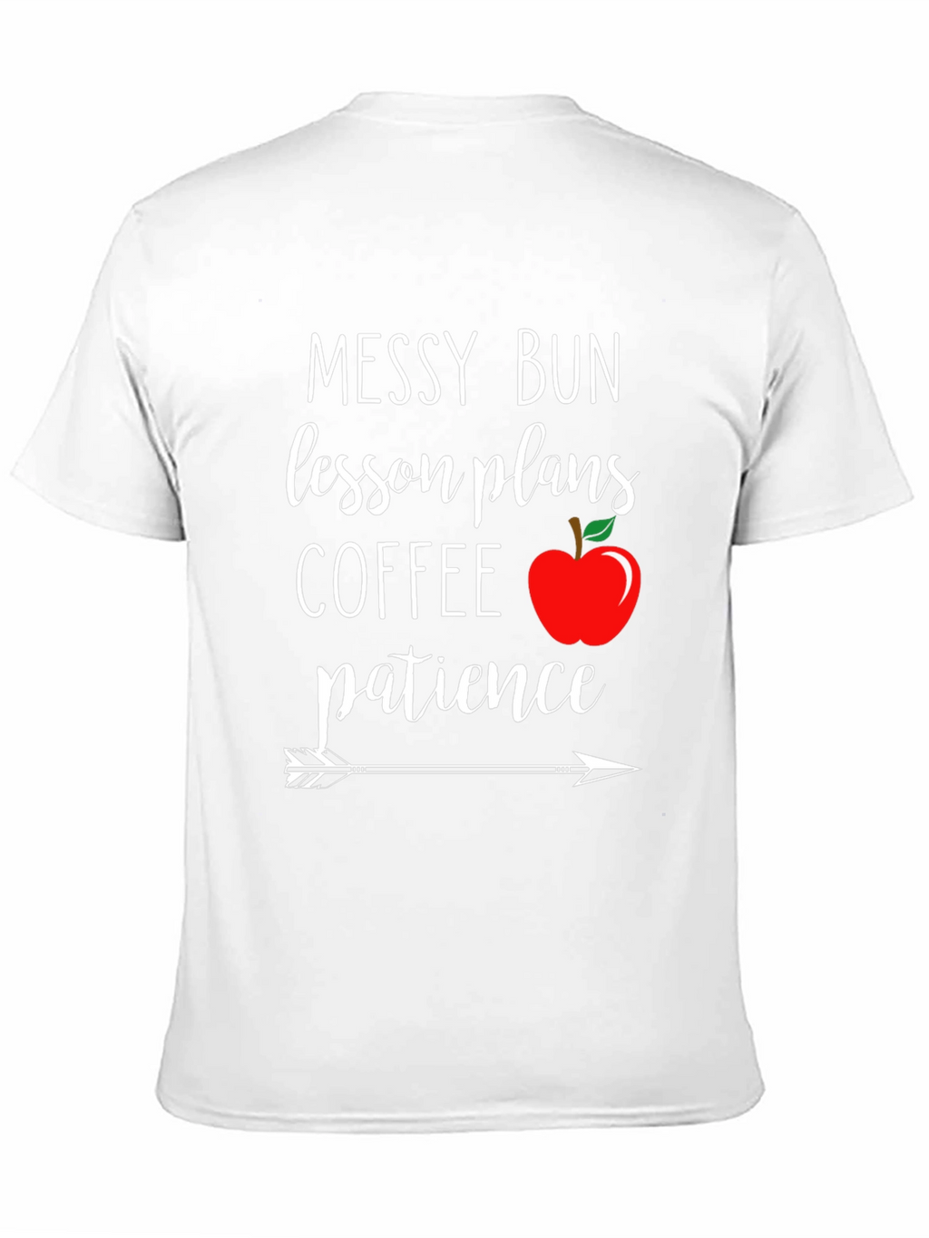 Teacher Life Messy Bun T-Shirt